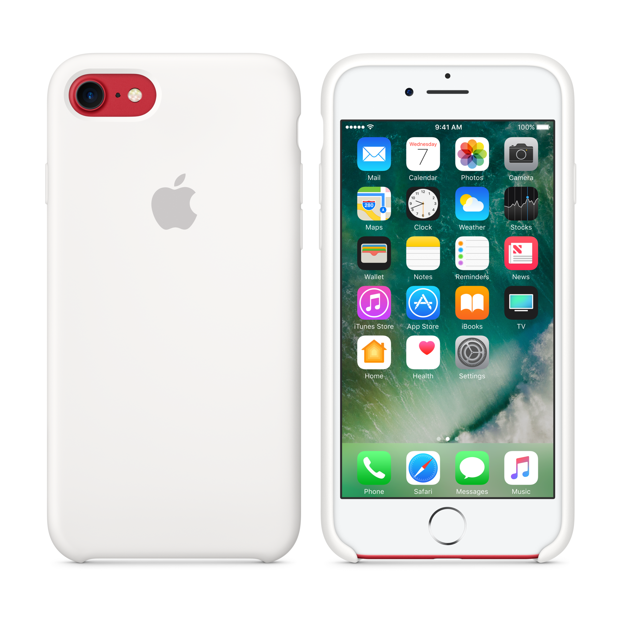 iPhone 7 Silicone Case — White