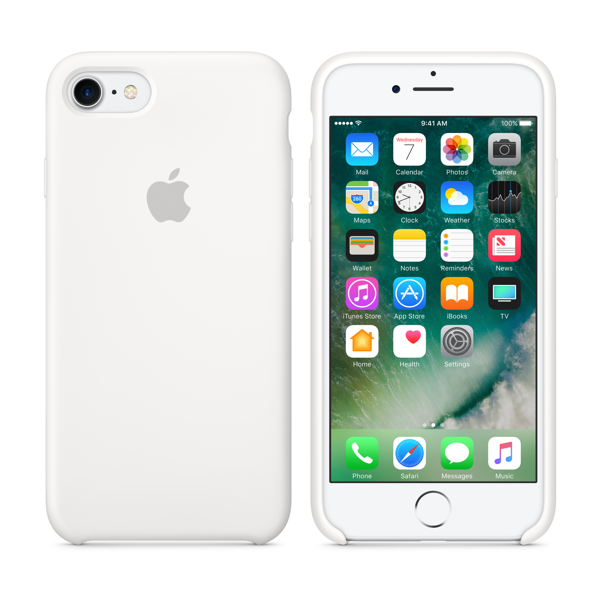iPhone 7 Silicone Case — White