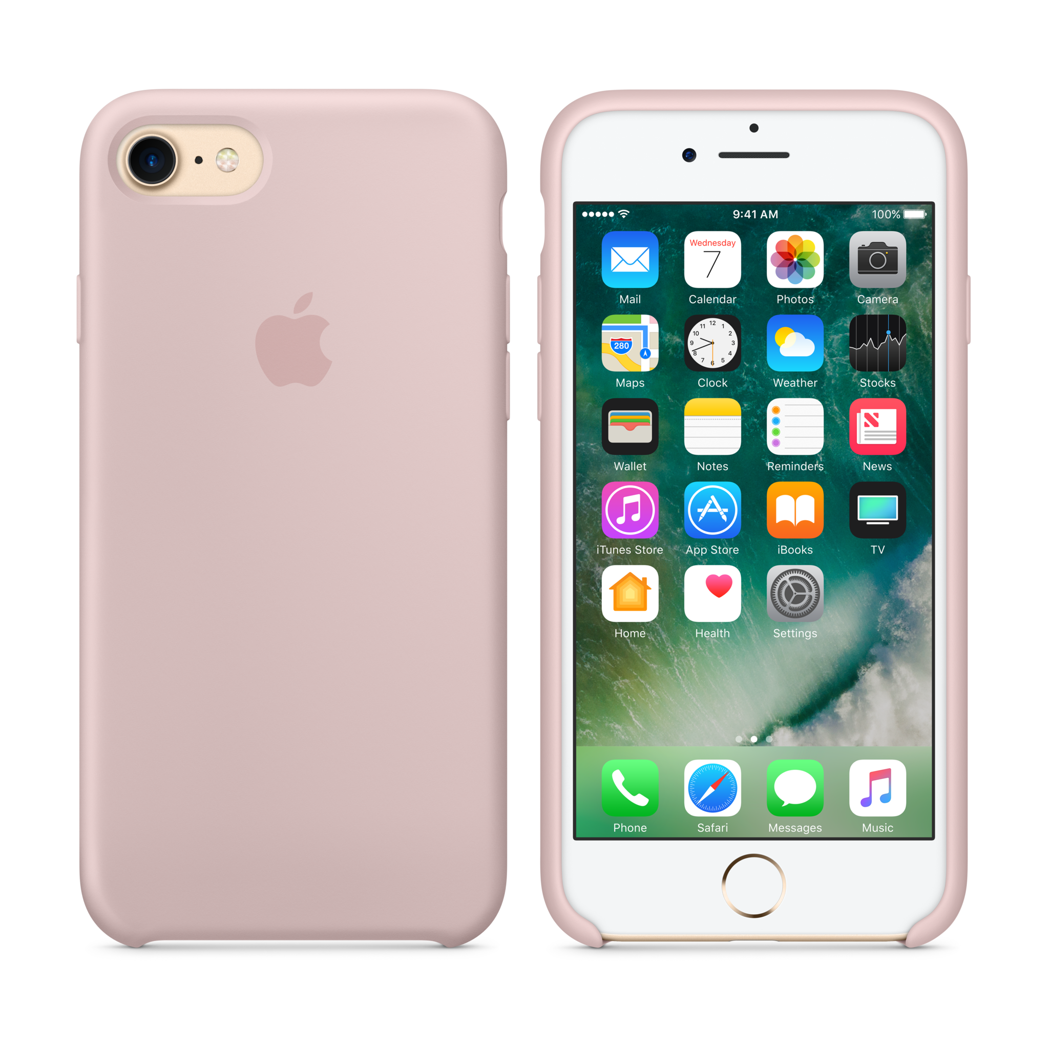 iPhone 7 Silicone Case — Ocean Blue