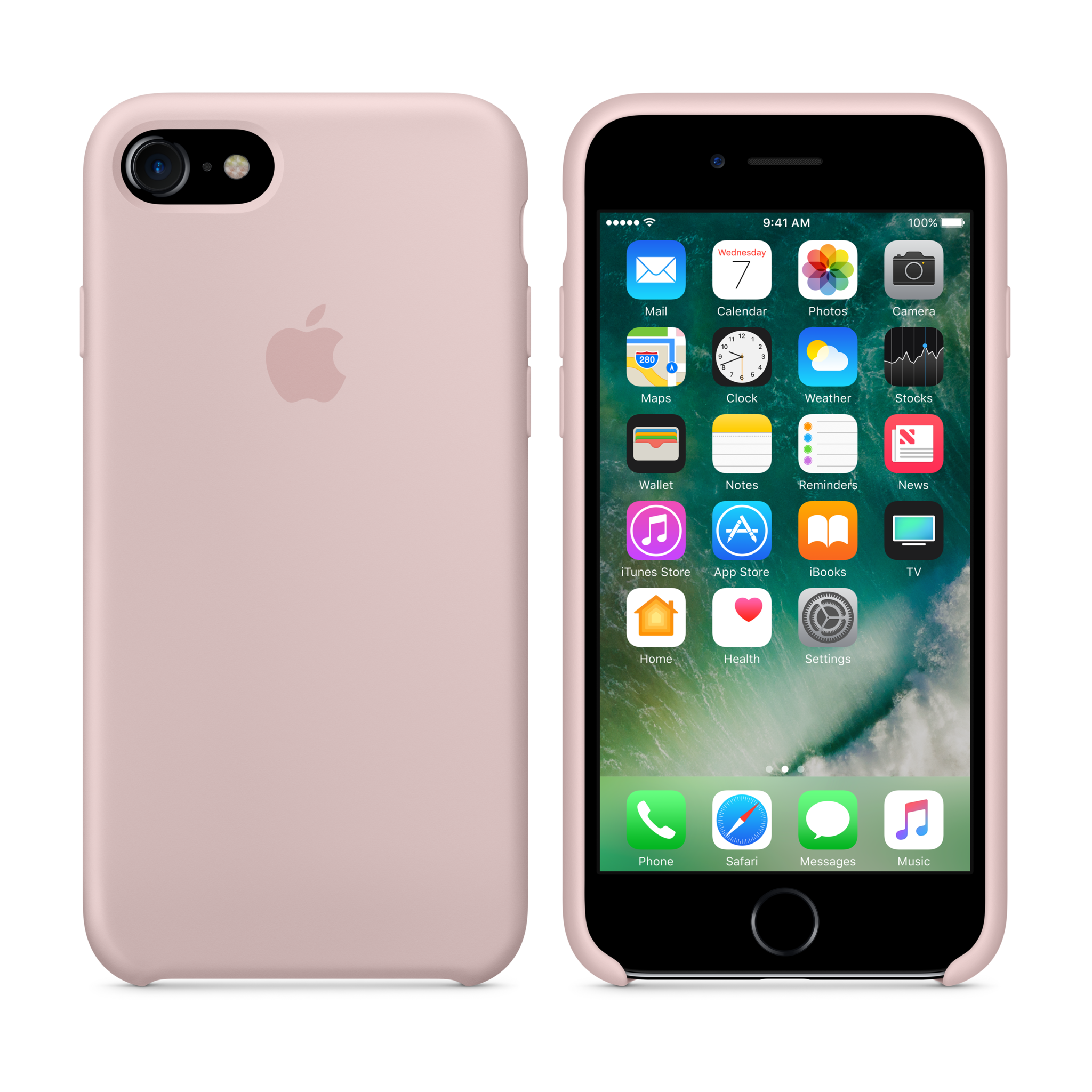 iPhone 7 Silicone Case — Ocean Blue