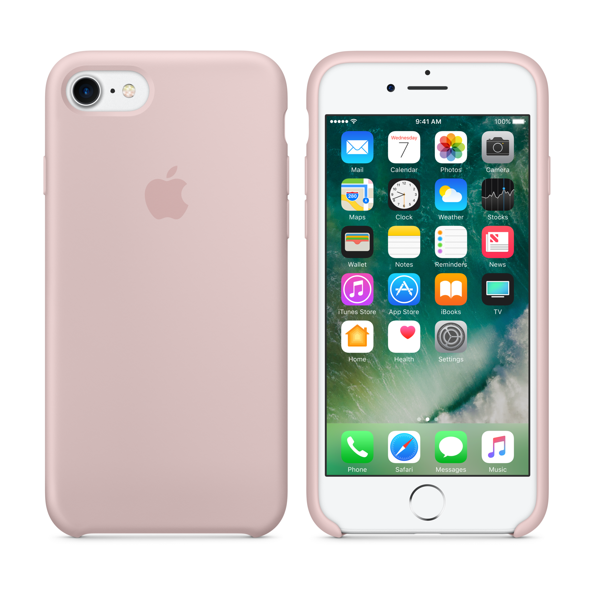 iPhone 7 Silicone Case — Ocean Blue