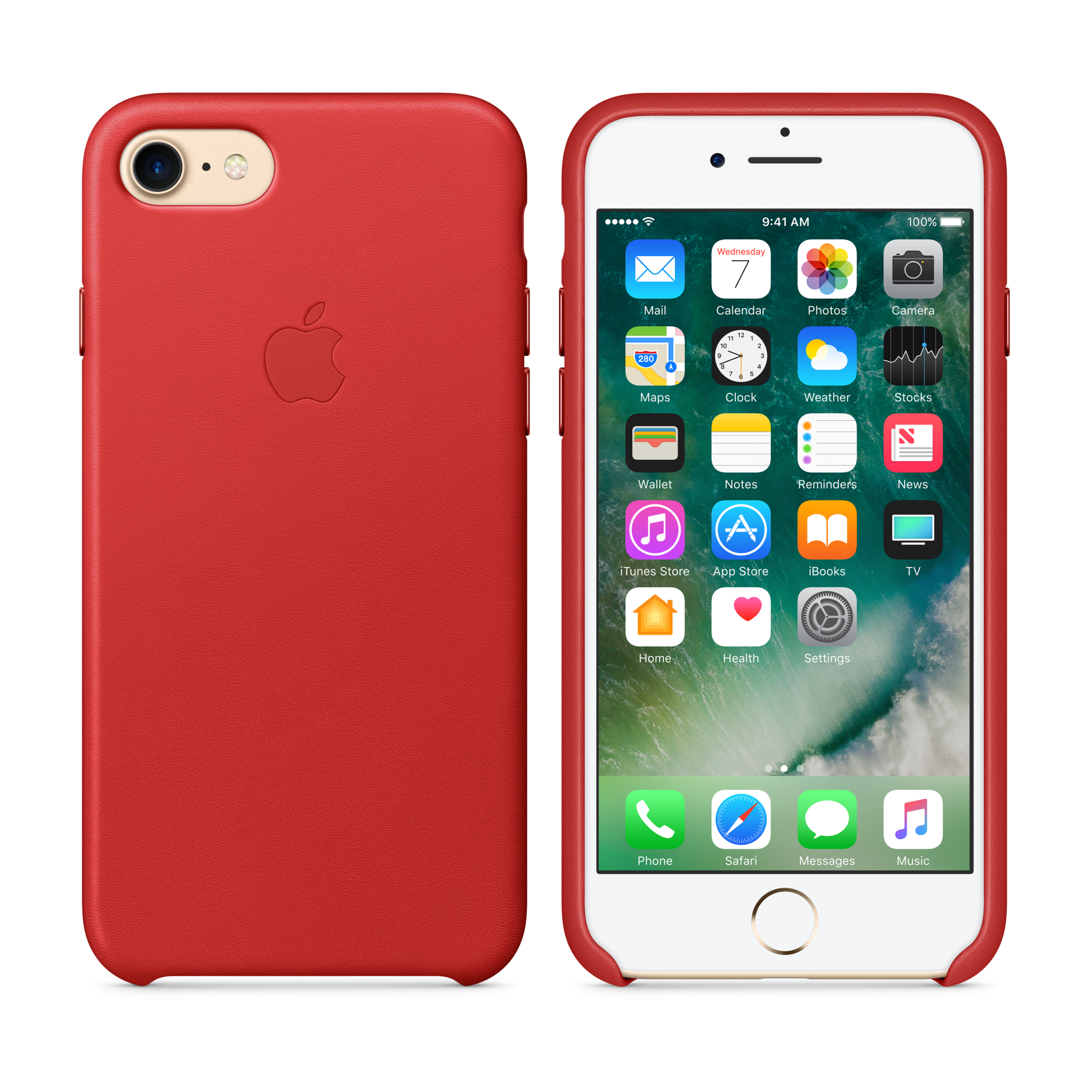 iPhone 7 Leather Case — PRODUCT(RED)