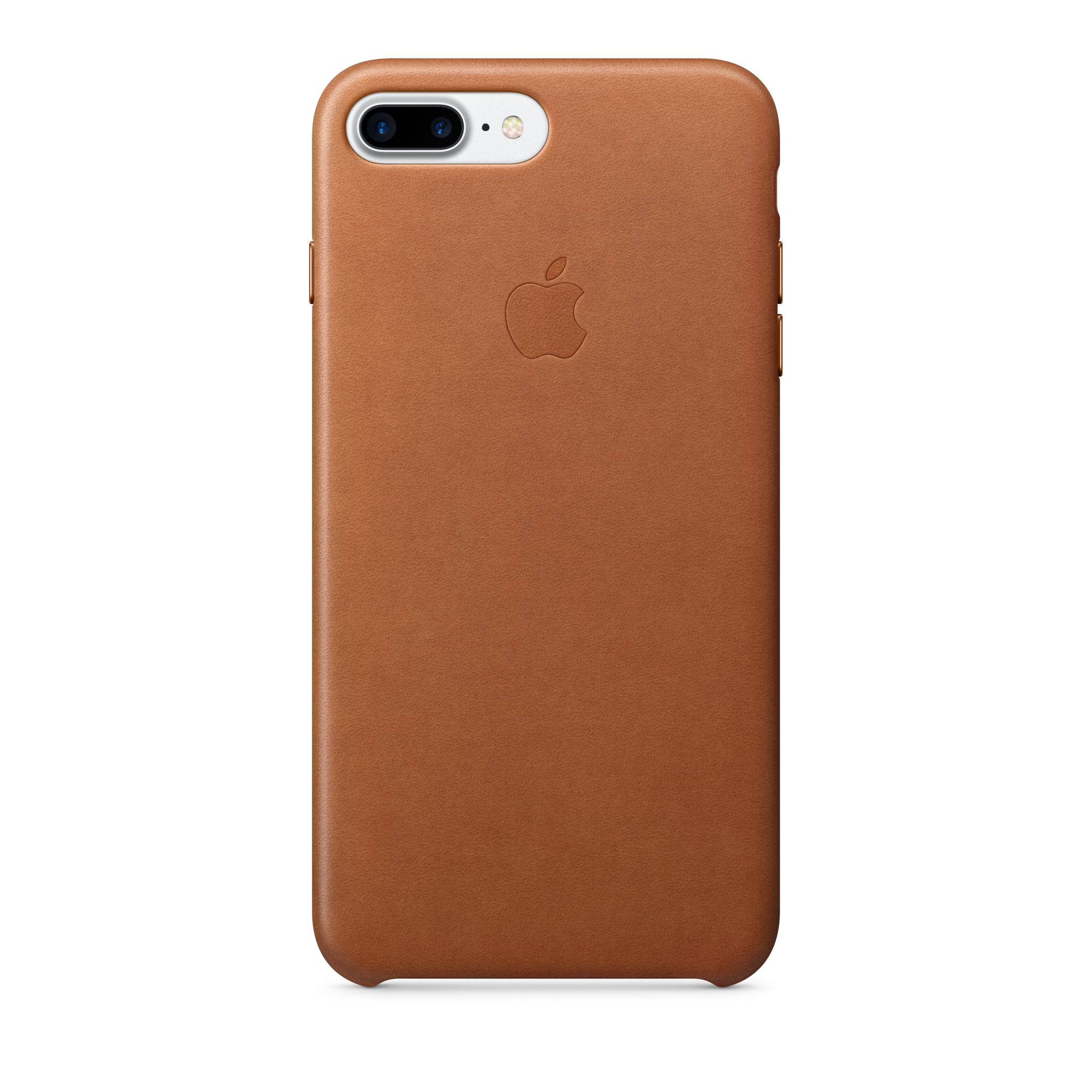 iPhone 7 Plus Leather Case — Saddle Brown