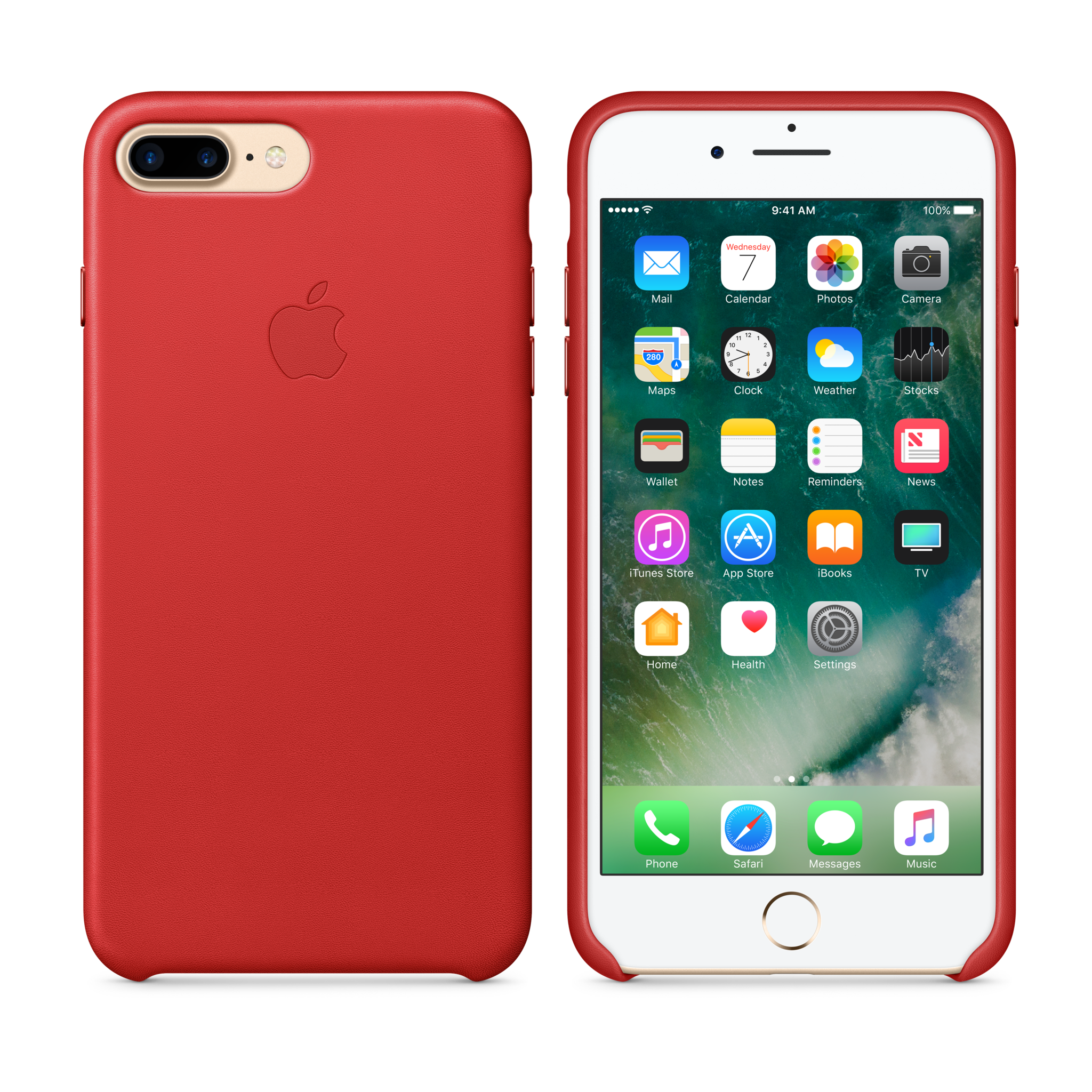 iPhone 7 Plus Leather Case — PRODUCT(RED)
