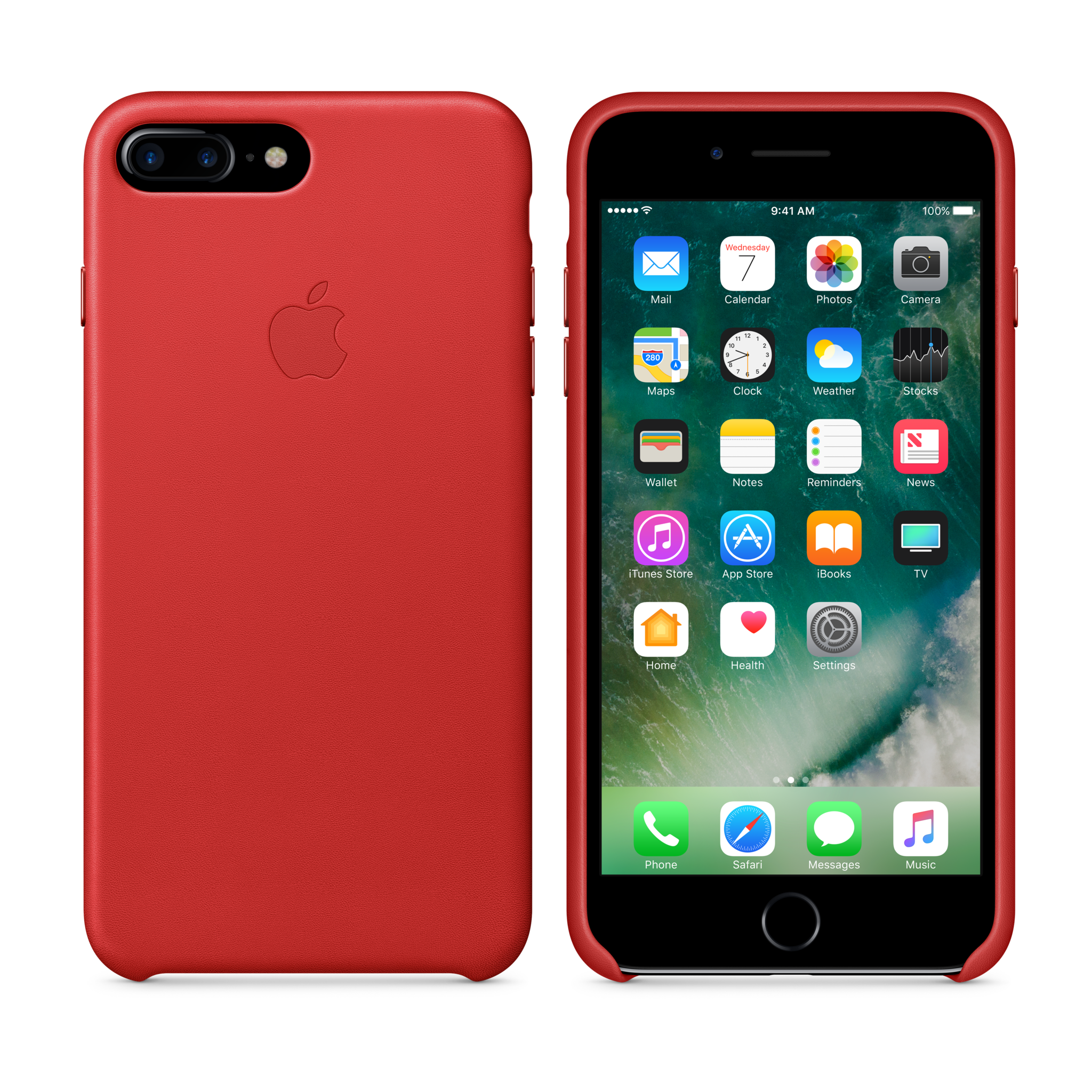iPhone 7 Plus Leather Case — PRODUCT(RED)
