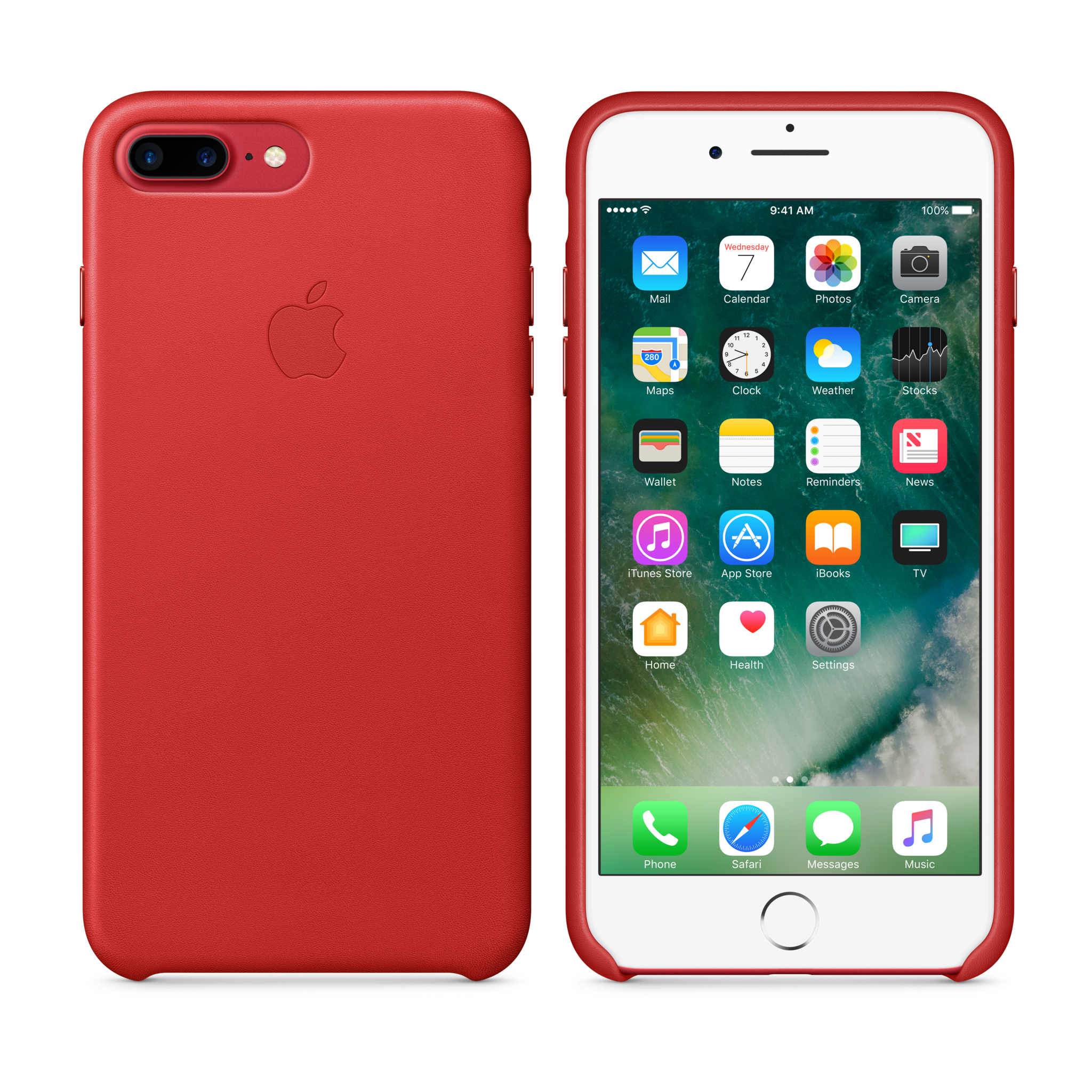 iPhone 7 Plus Leather Case — PRODUCT(RED)