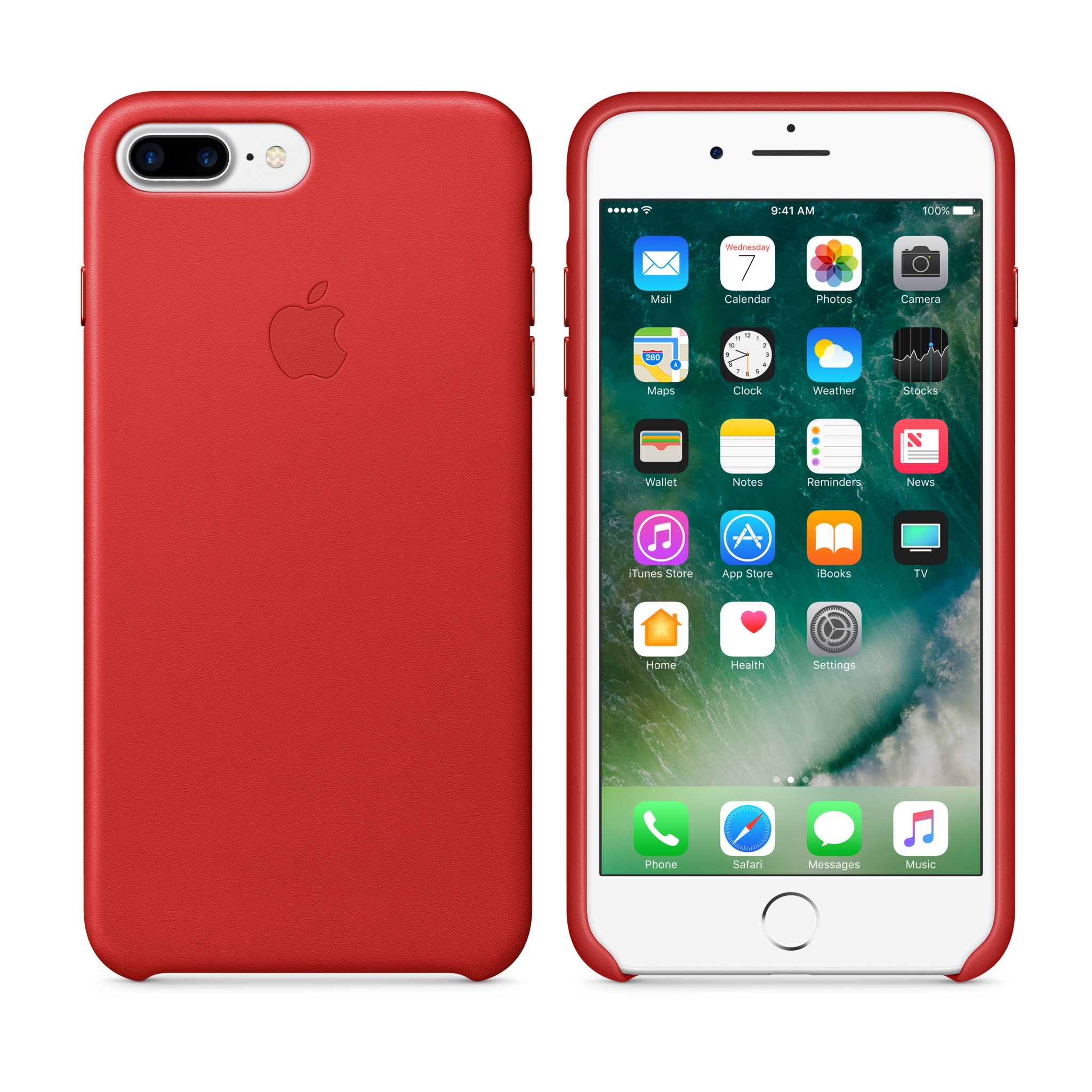 iPhone 7 Plus Leather Case — PRODUCT(RED)