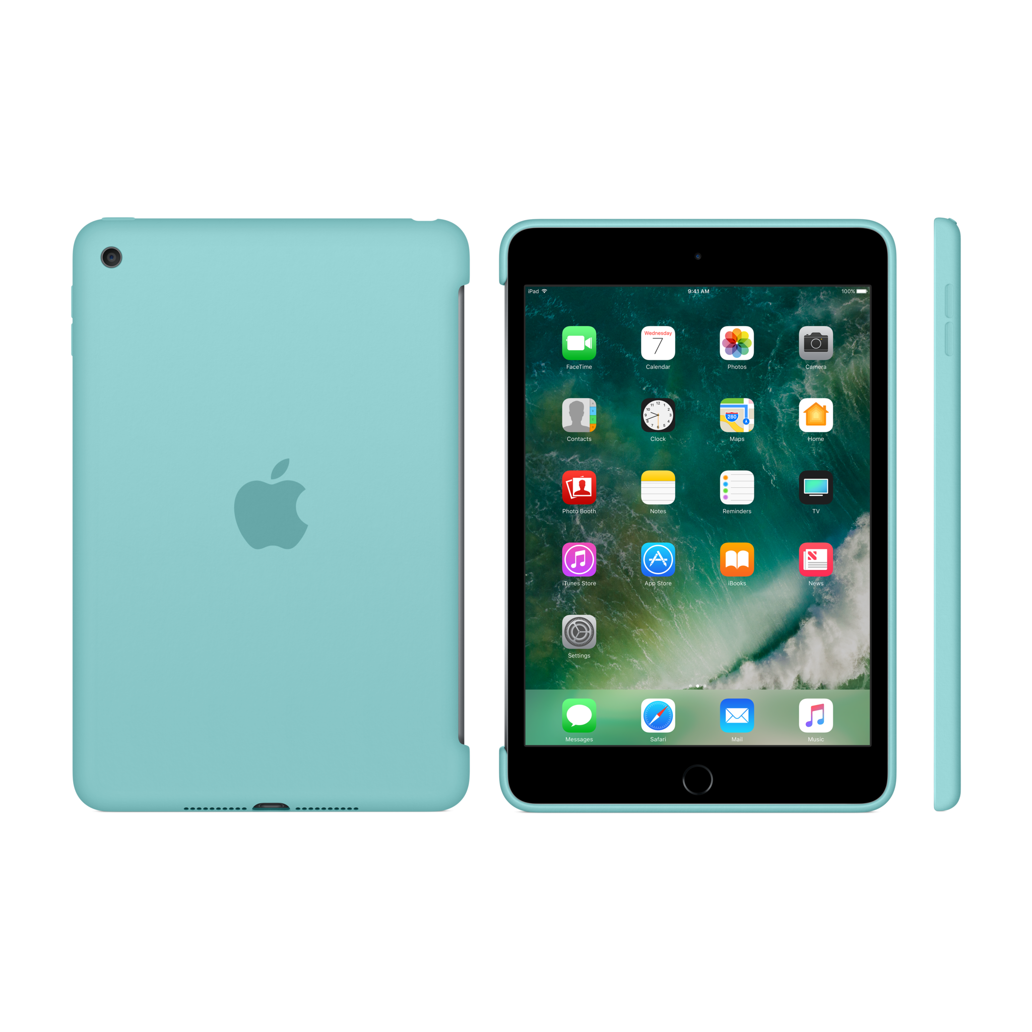 iPad mini 4 Silicone Case — Sea Blue