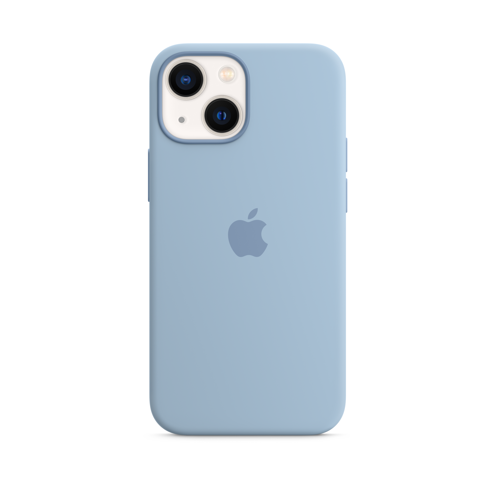 iPhone 13 mini Silicone Case with MagSafe — Blue Fog