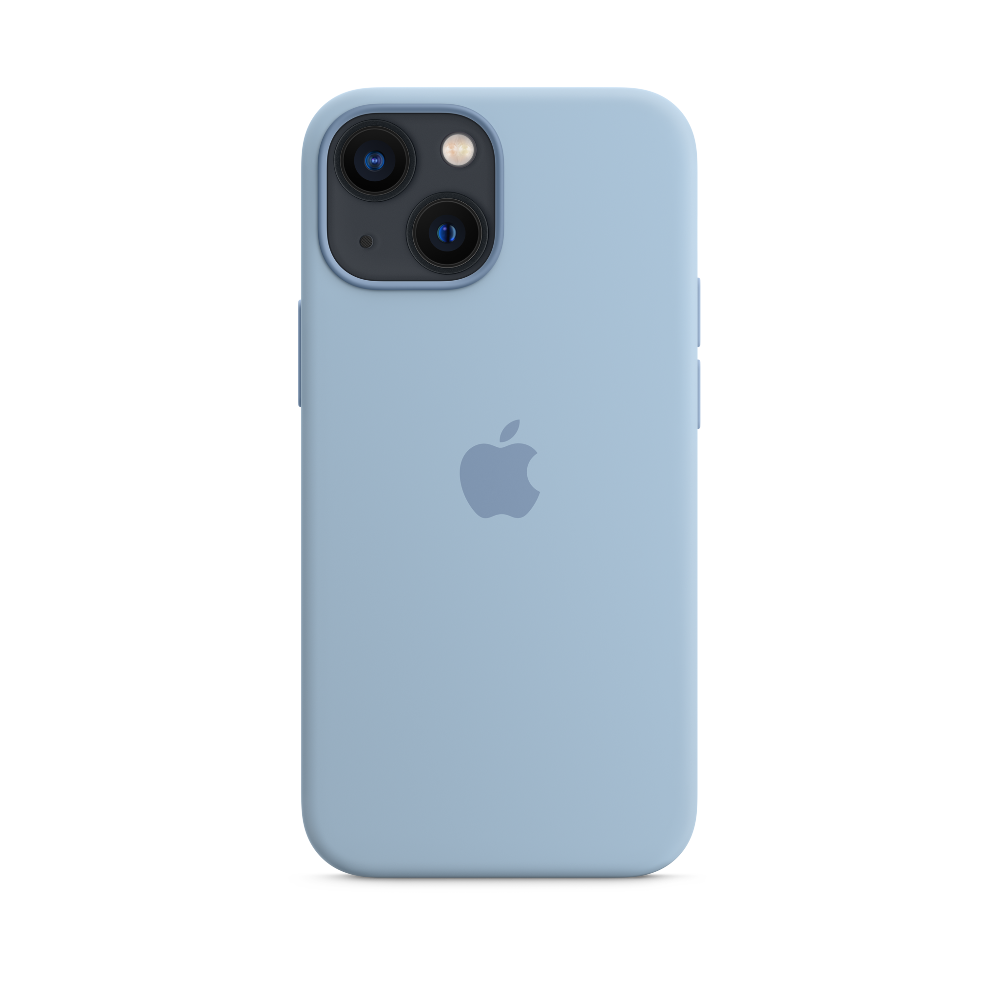iPhone 13 mini Silicone Case with MagSafe — Blue Fog