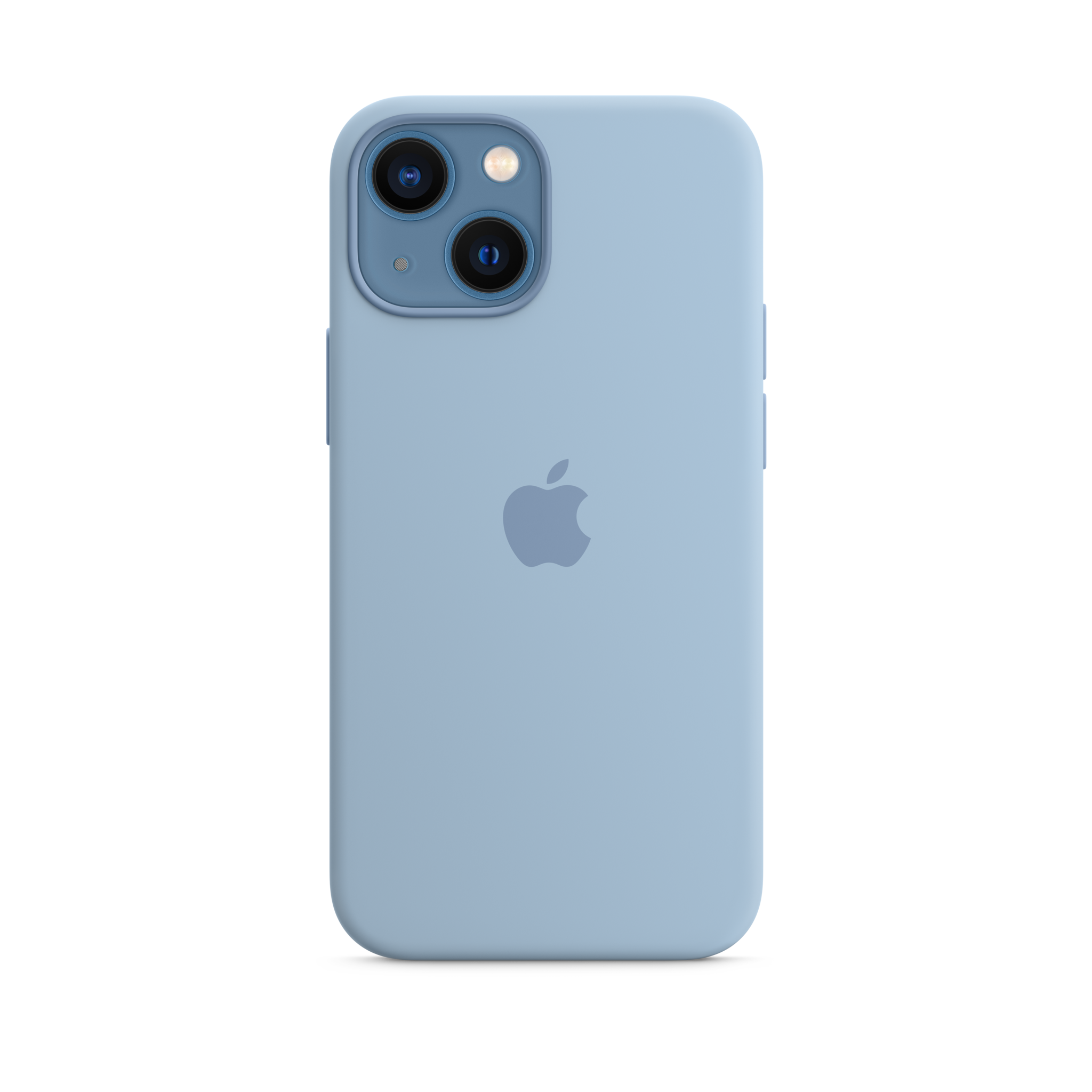 iPhone 13 mini Silicone Case with MagSafe — Blue Fog