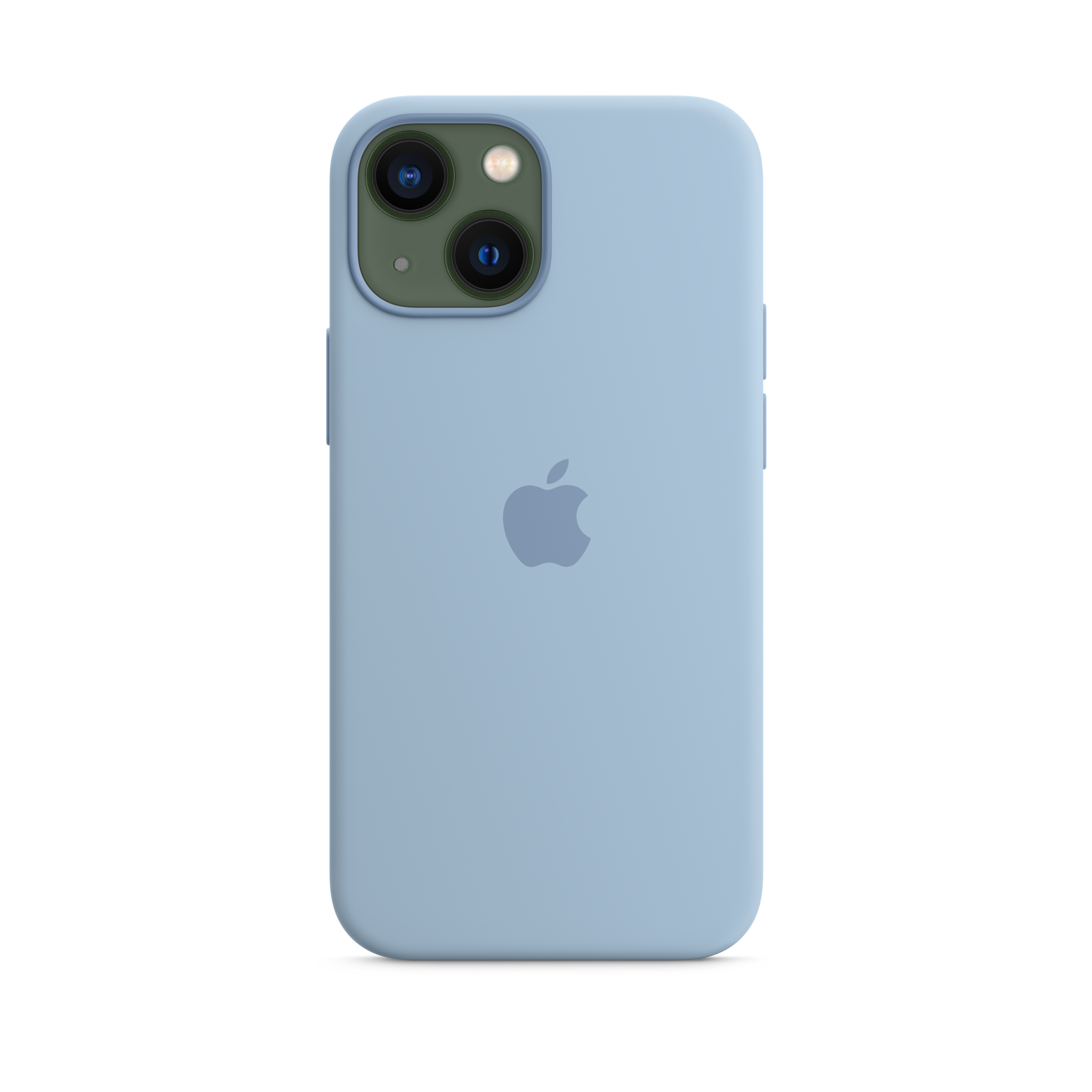 iPhone 13 mini Silicone Case with MagSafe — Blue Fog