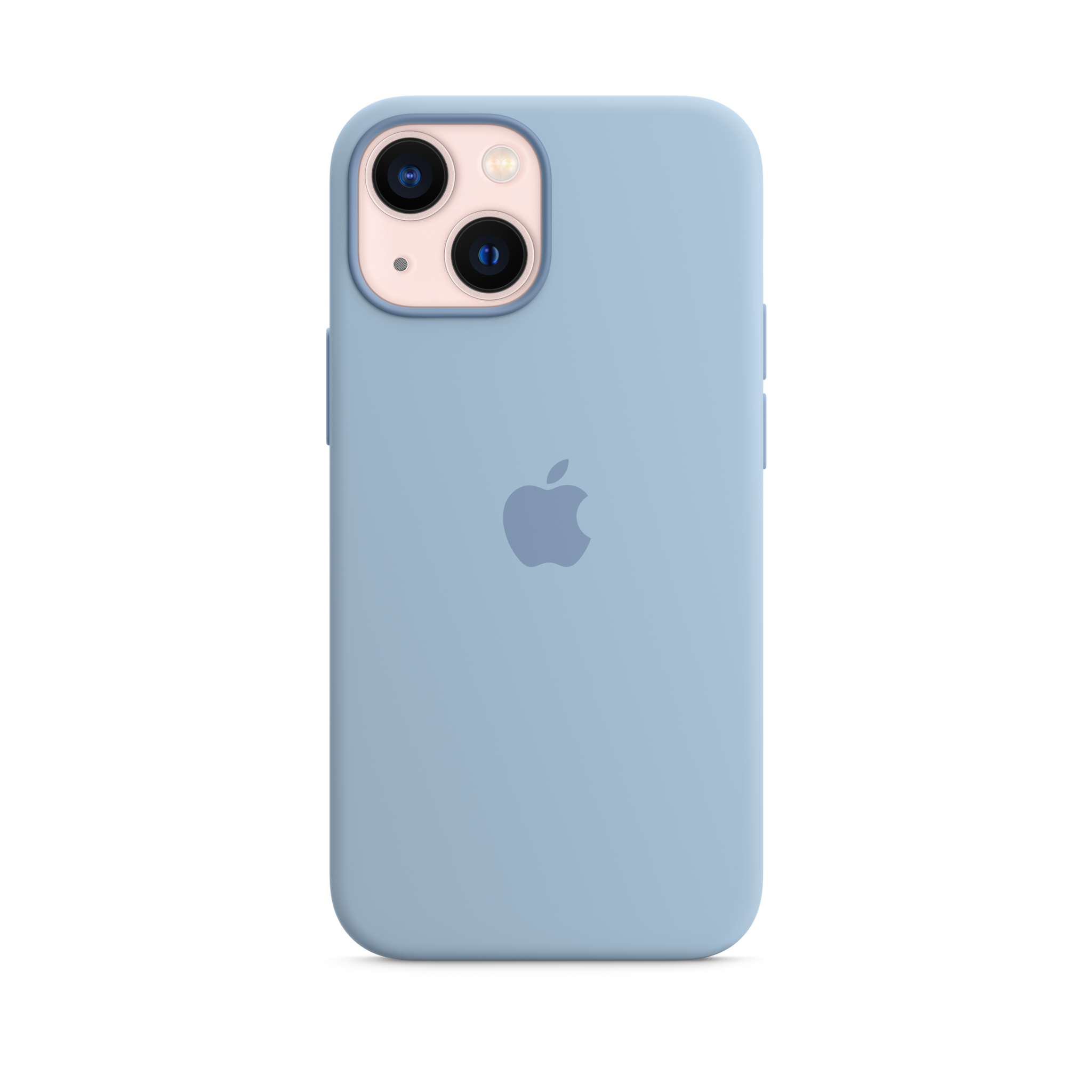 iPhone 13 mini Silicone Case with MagSafe — Blue Fog