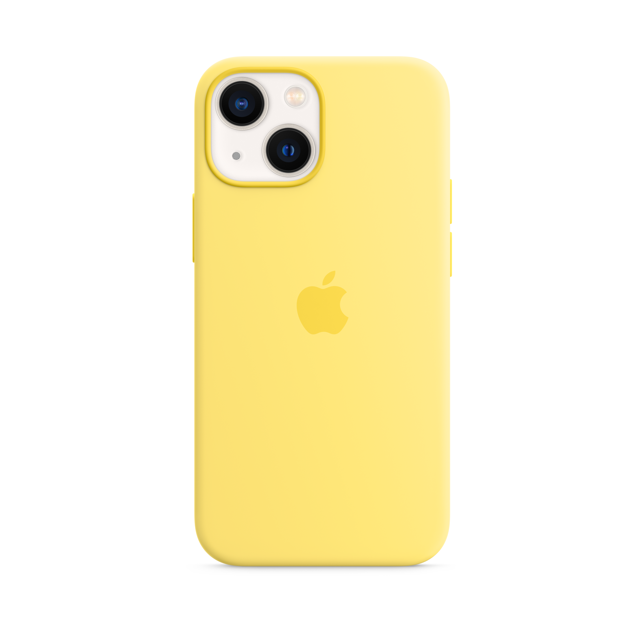 iPhone 13 mini Silicone Case with MagSafe — Lemon Zest