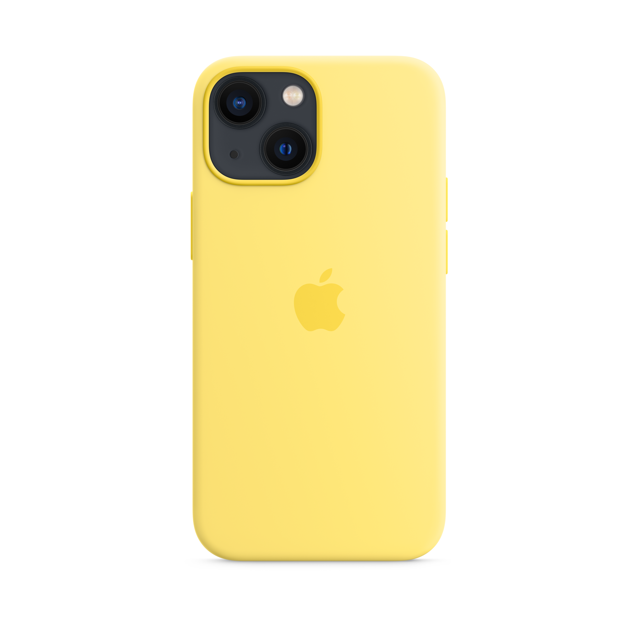 iPhone 13 mini Silicone Case with MagSafe — Lemon Zest