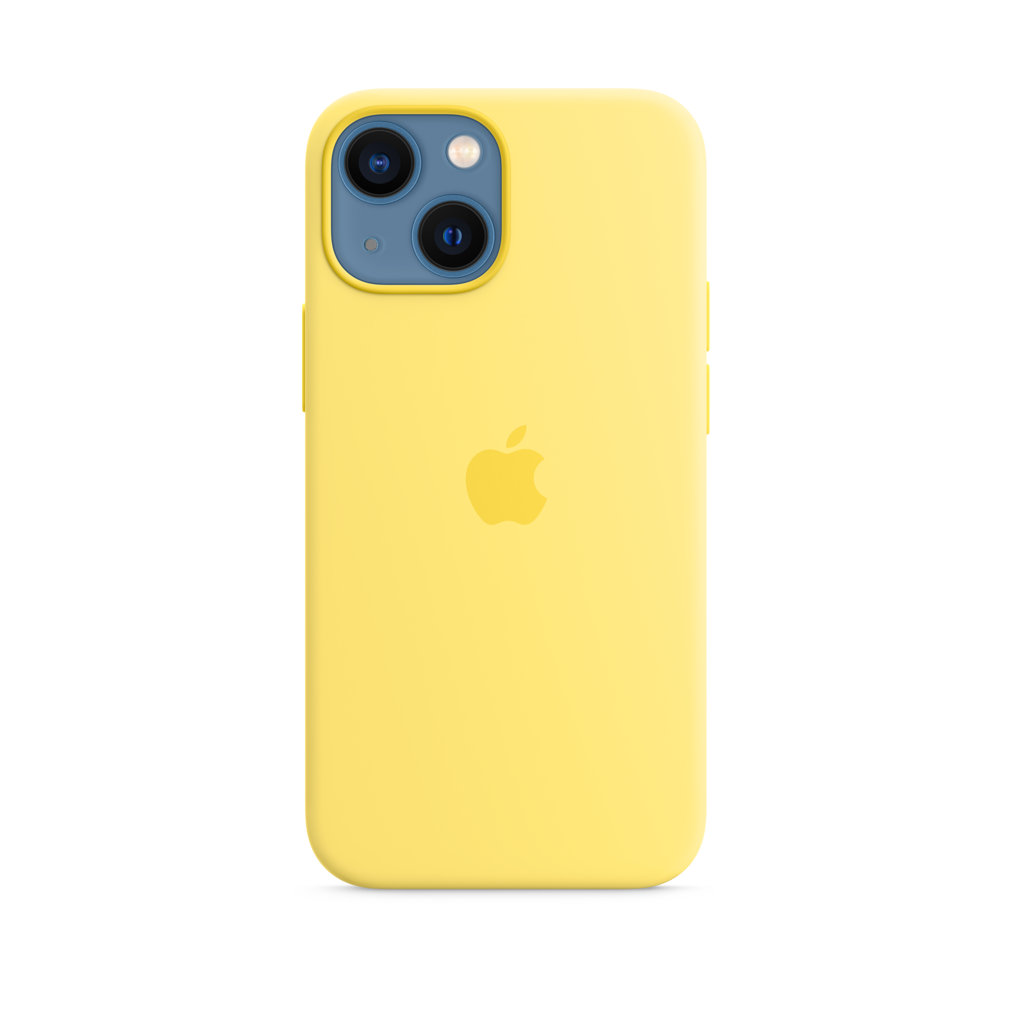 iPhone 13 mini Silicone Case with MagSafe — Lemon Zest