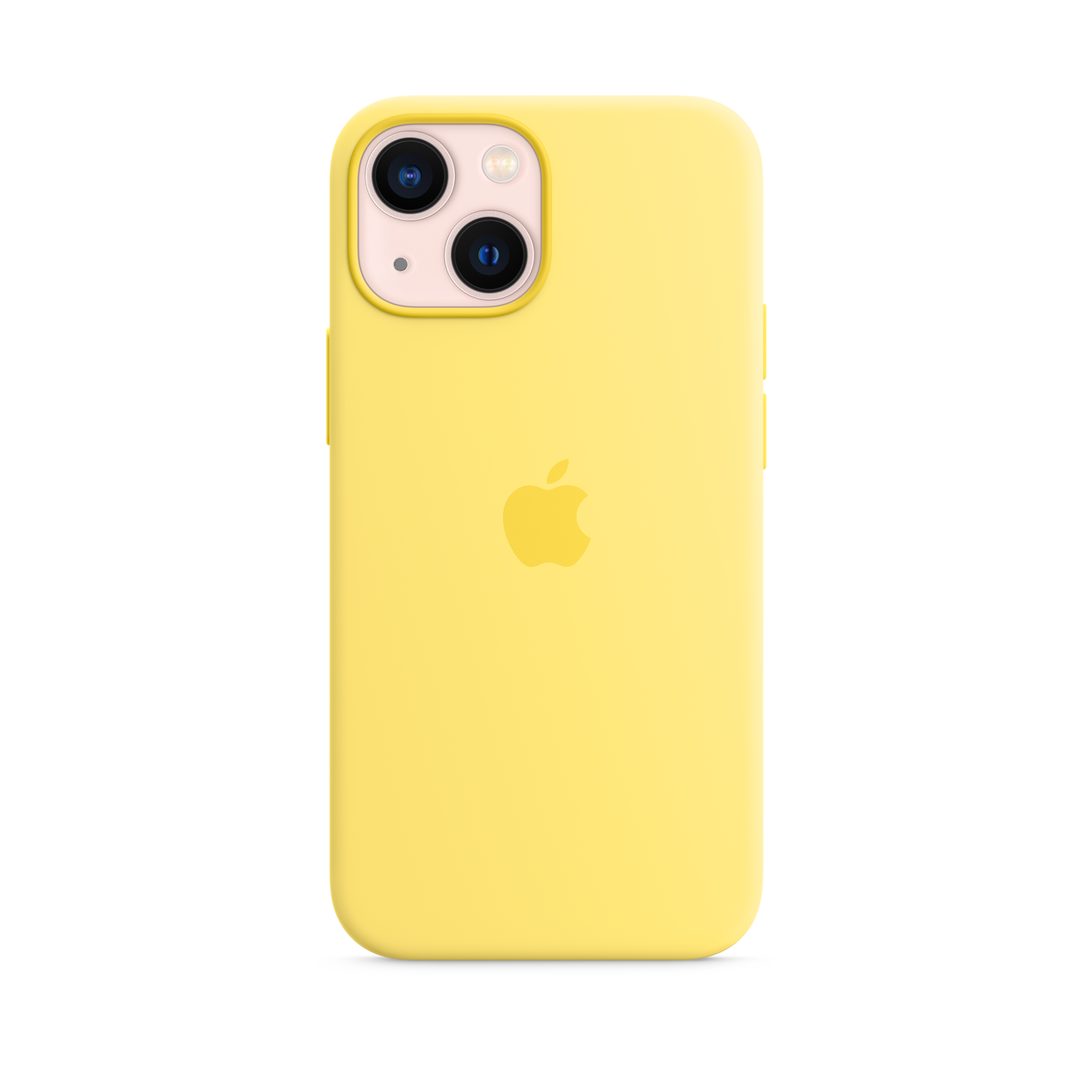 iPhone 13 mini Silicone Case with MagSafe — Lemon Zest