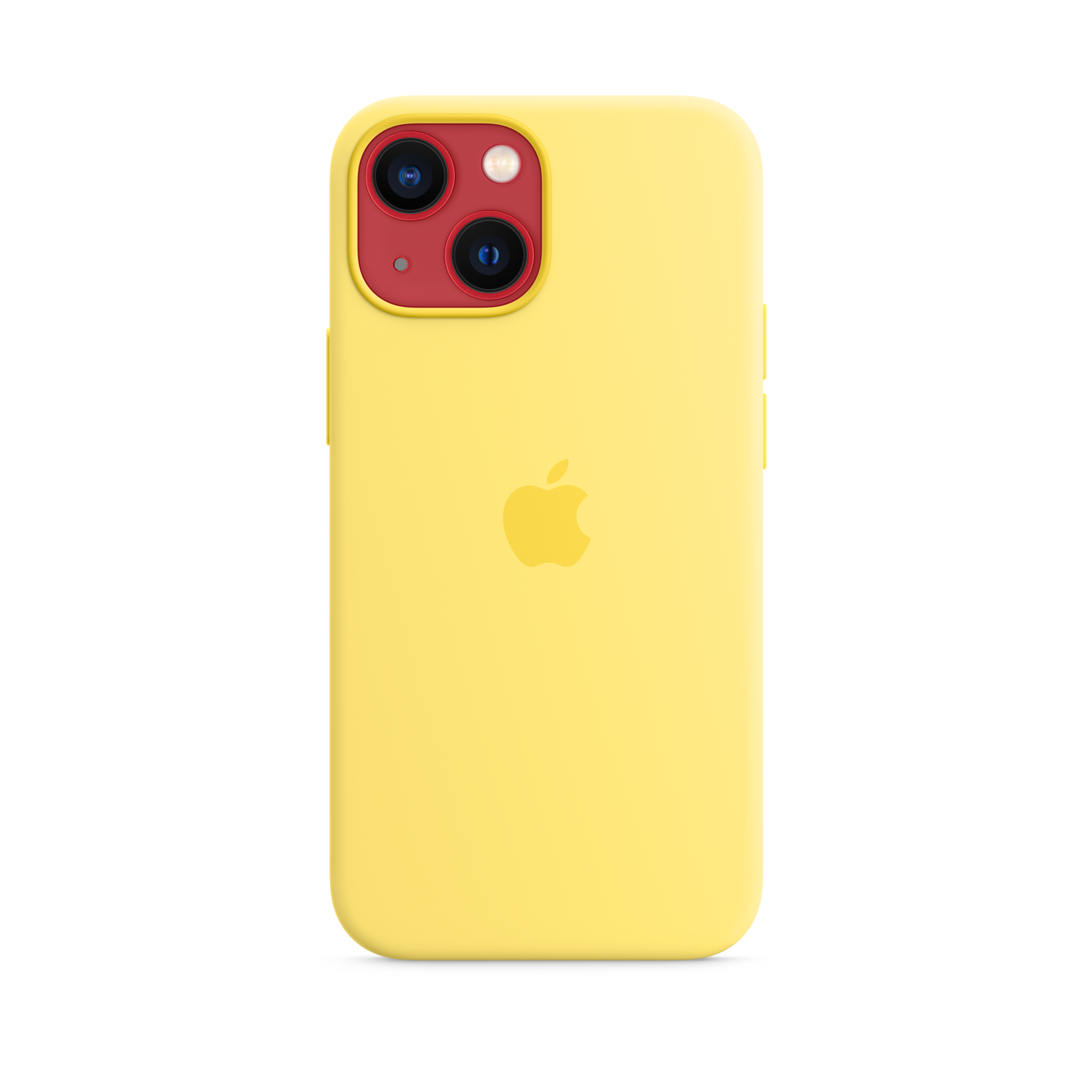 iPhone 13 mini Silicone Case with MagSafe — Lemon Zest