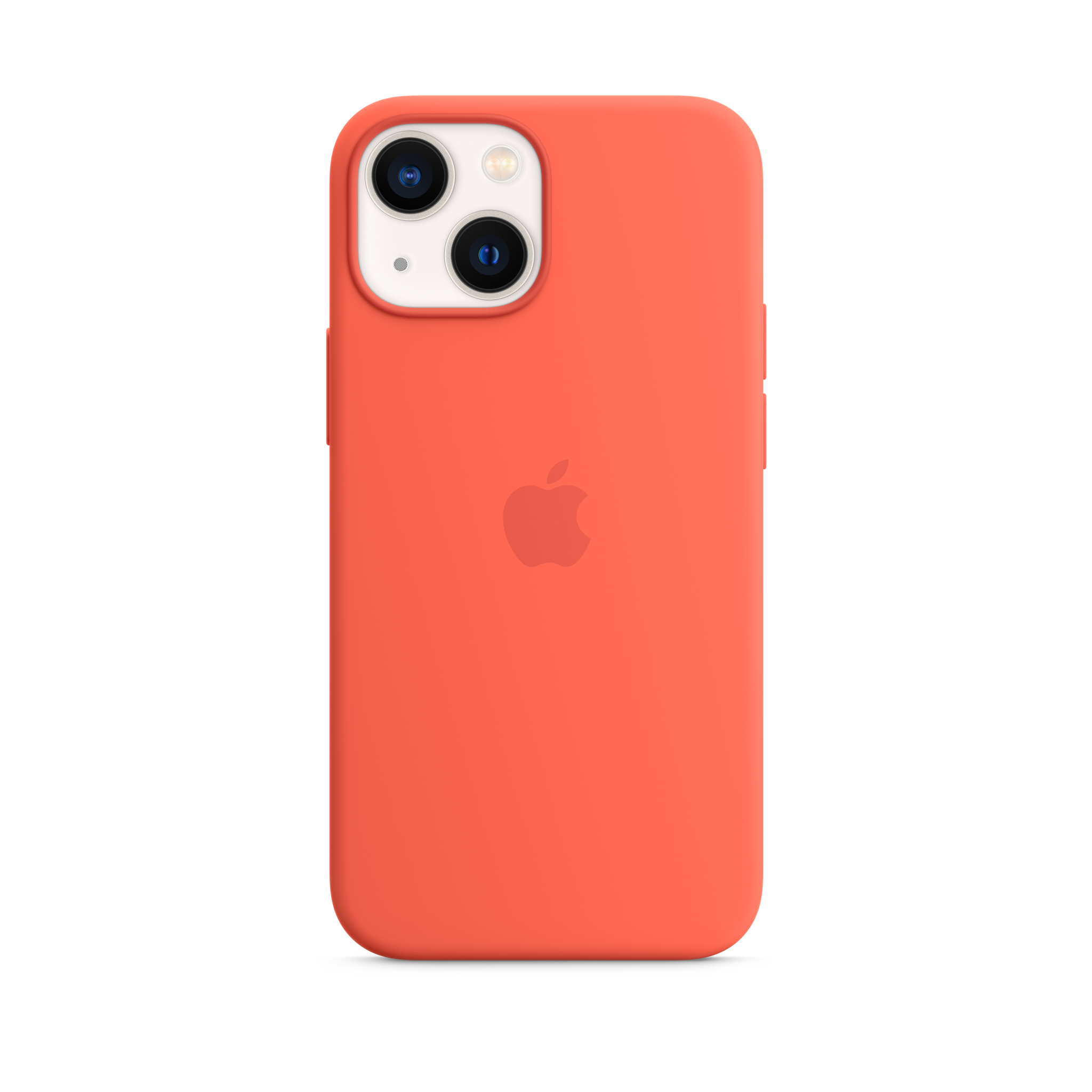 iPhone 13 mini Silicone Case with MagSafe — Nectarine