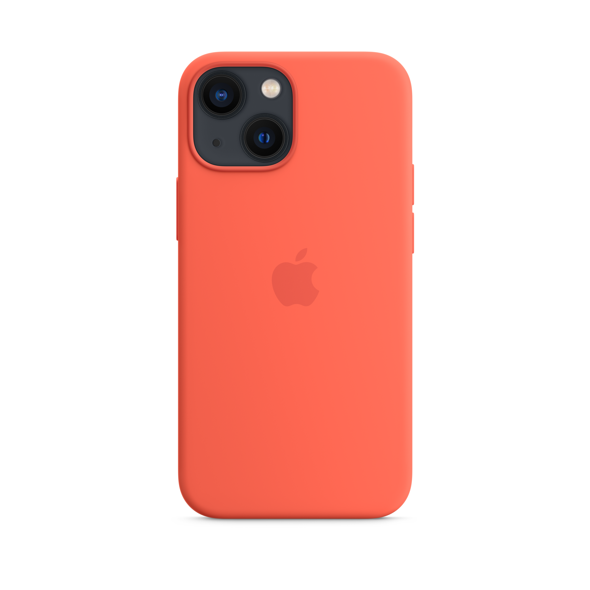 iPhone 13 mini Silicone Case with MagSafe — Nectarine