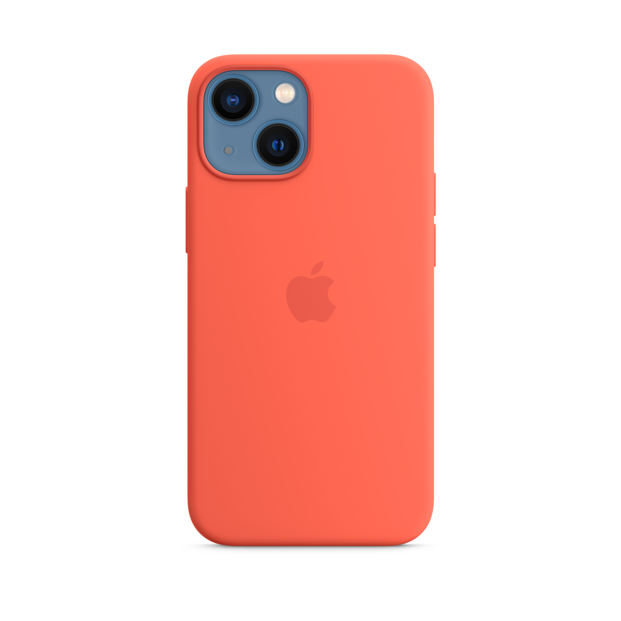iPhone 13 mini Silicone Case with MagSafe — Nectarine