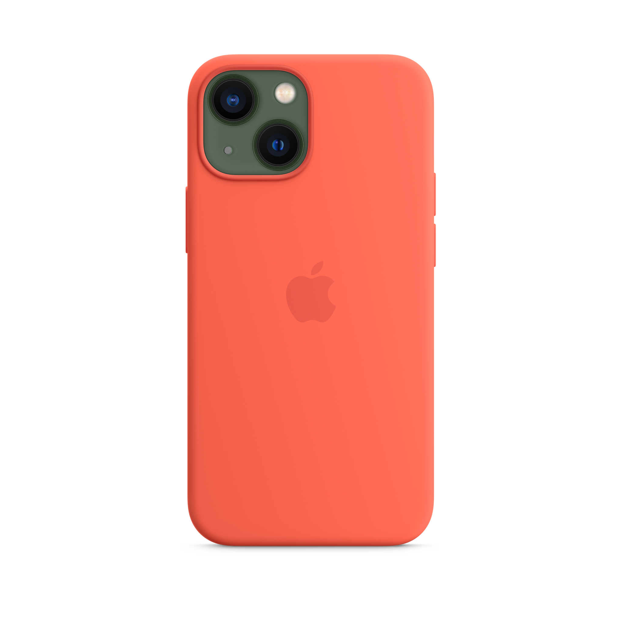 iPhone 13 mini Silicone Case with MagSafe — Nectarine