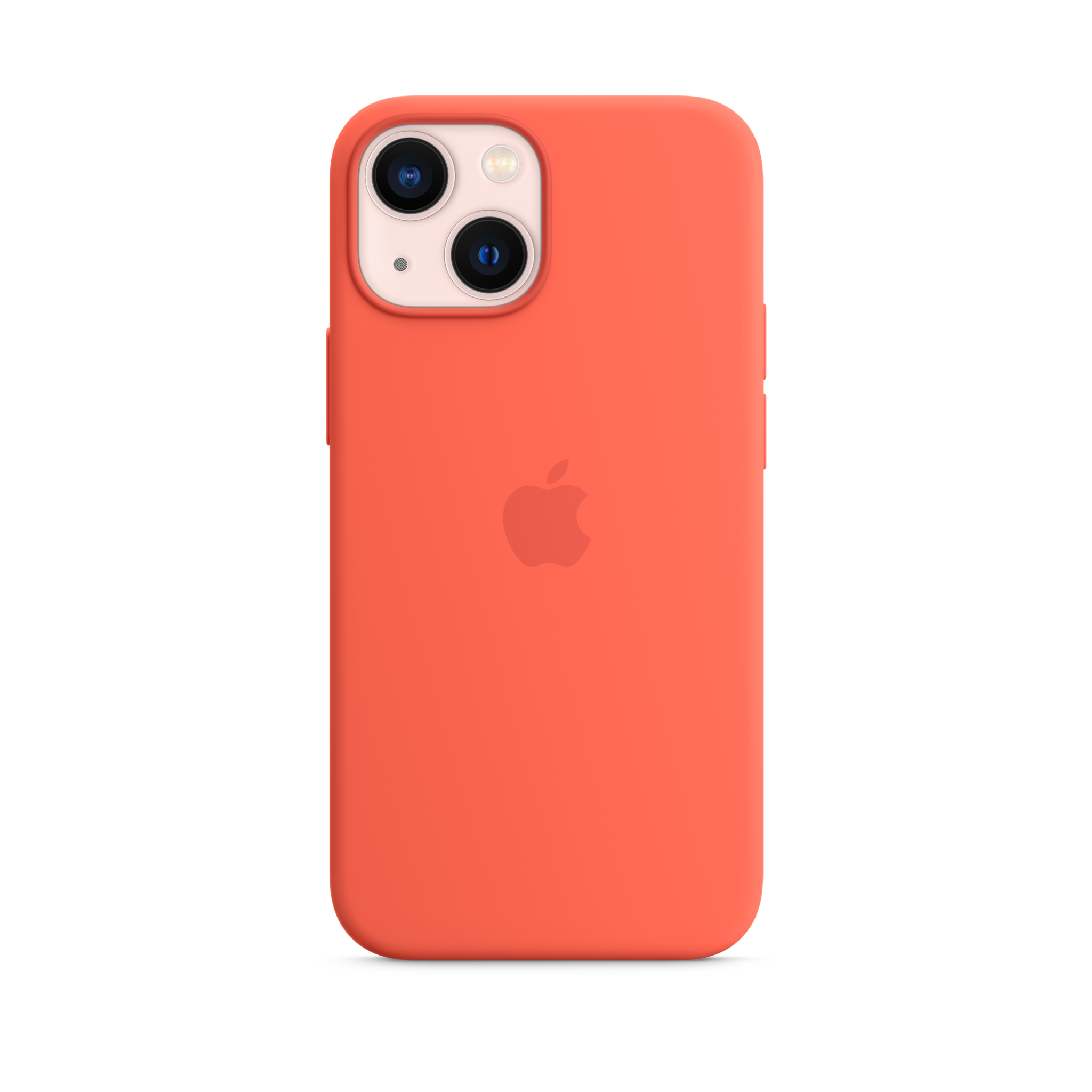 iPhone 13 mini Silicone Case with MagSafe — Nectarine