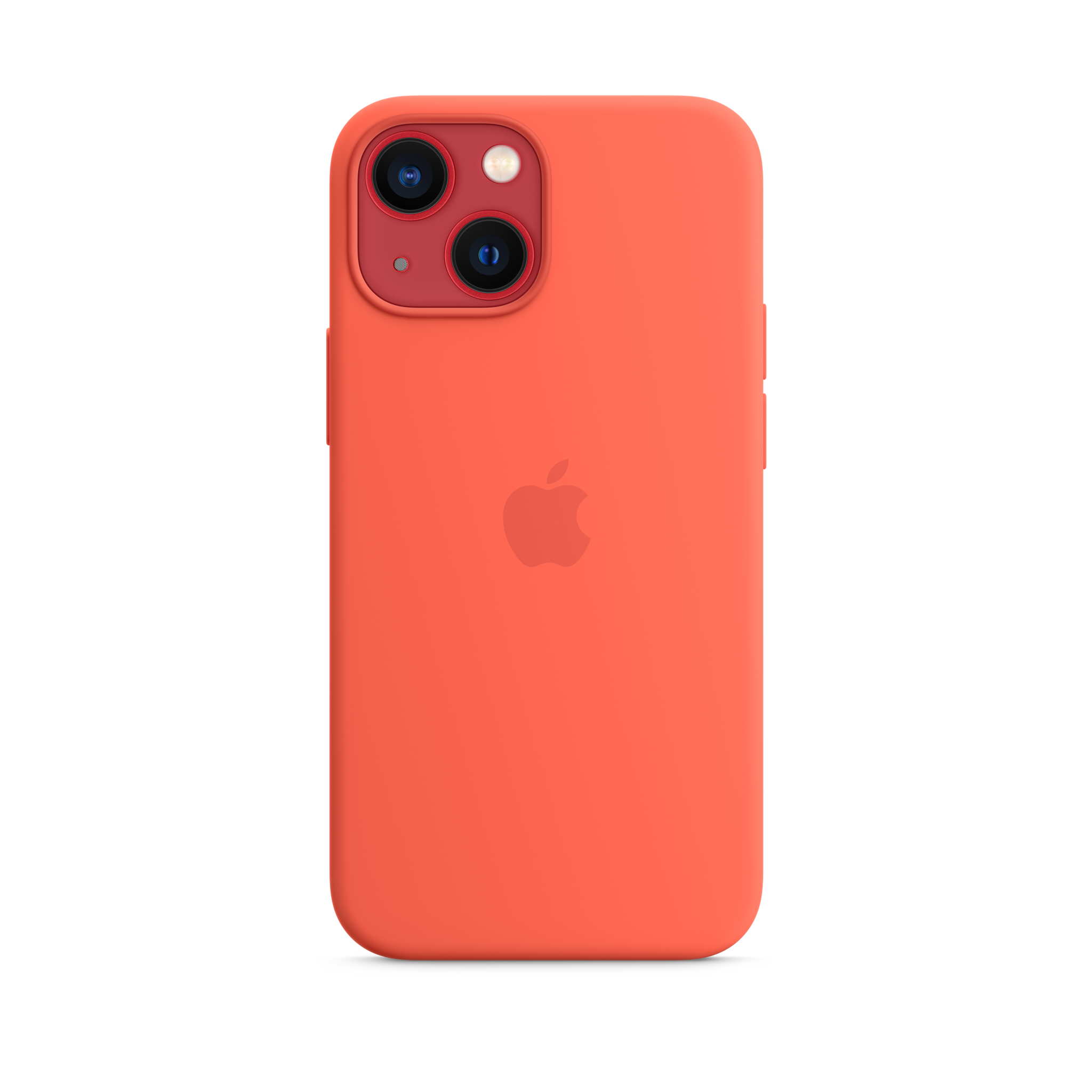 iPhone 13 mini Silicone Case with MagSafe — Nectarine