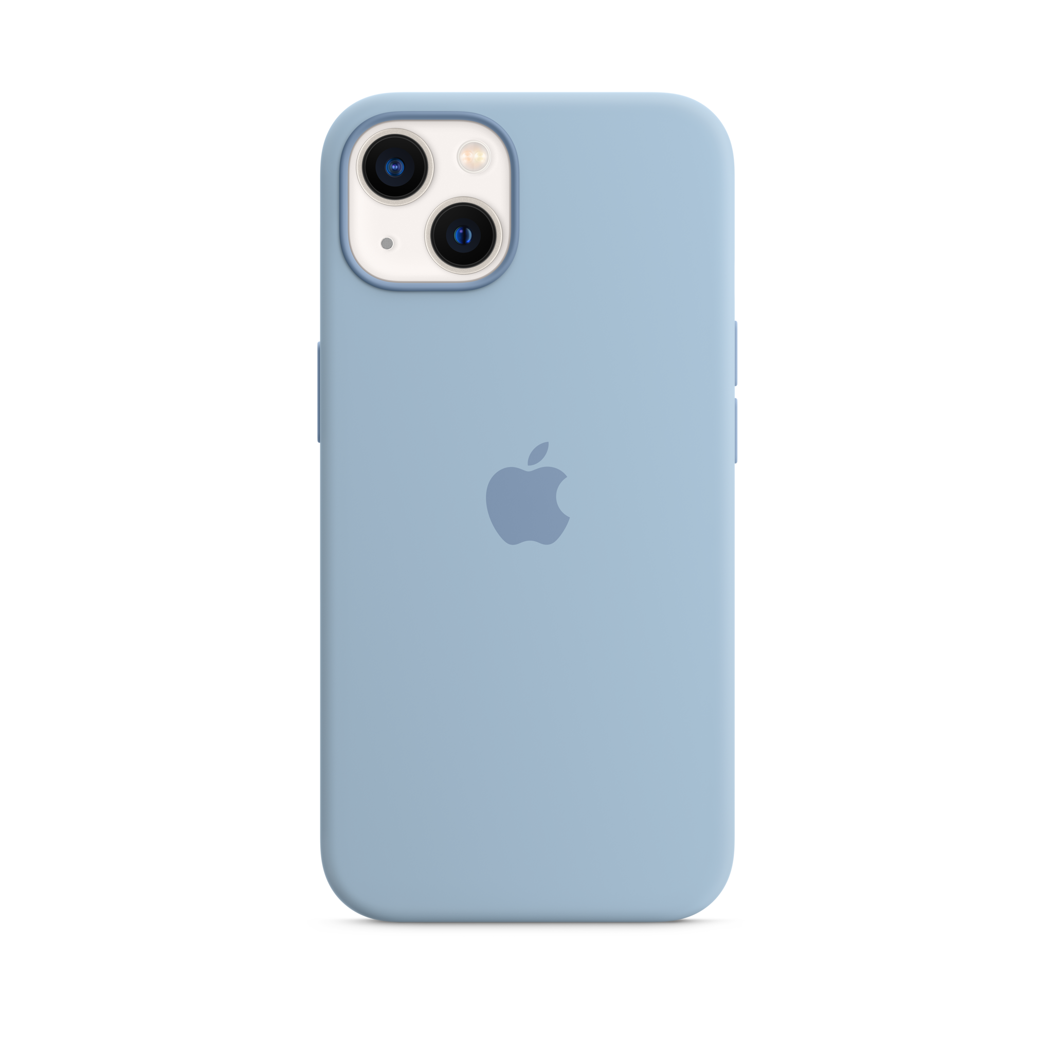 iPhone 13 Silicone Case with MagSafe — Blue Fog