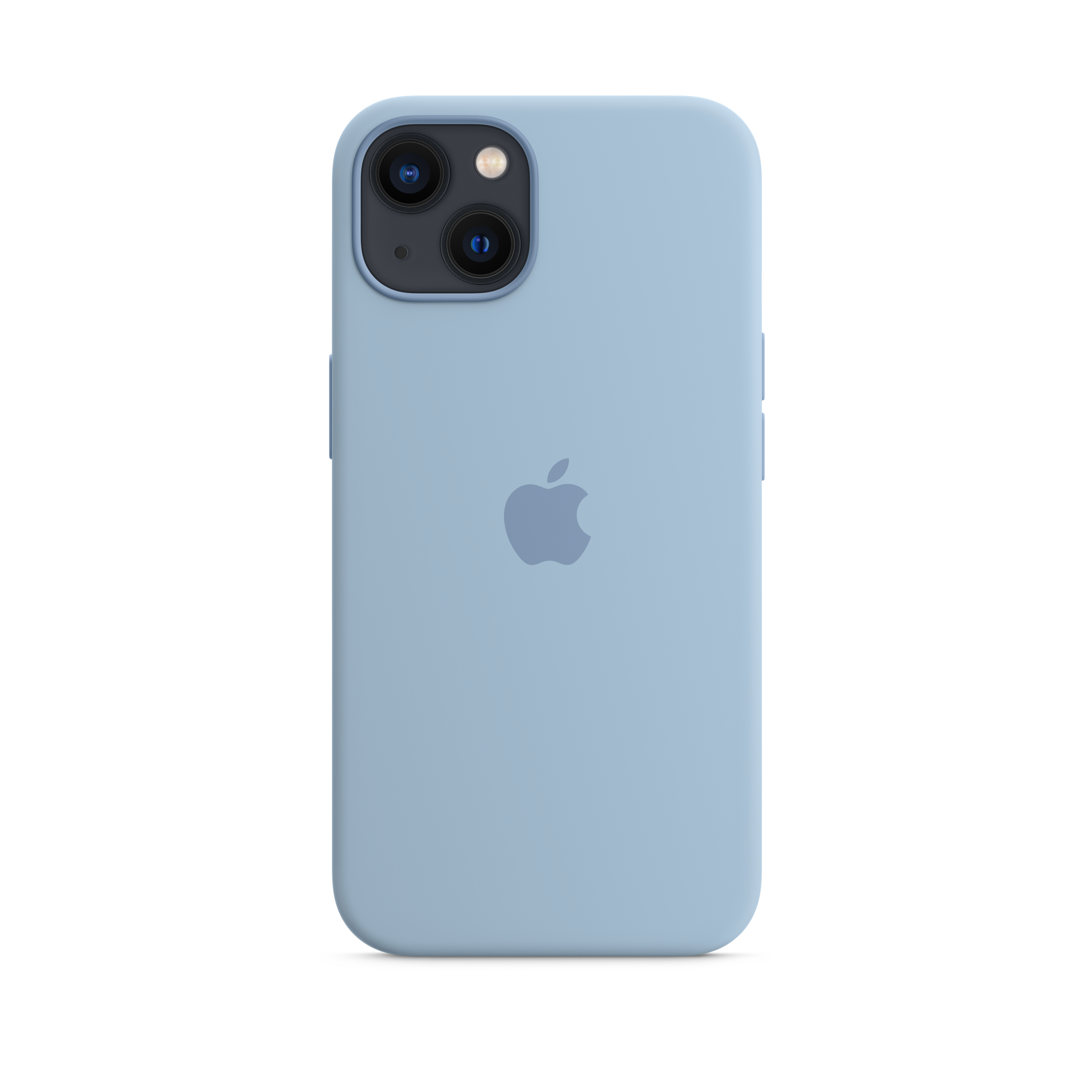 iPhone 13 Silicone Case with MagSafe — Blue Fog