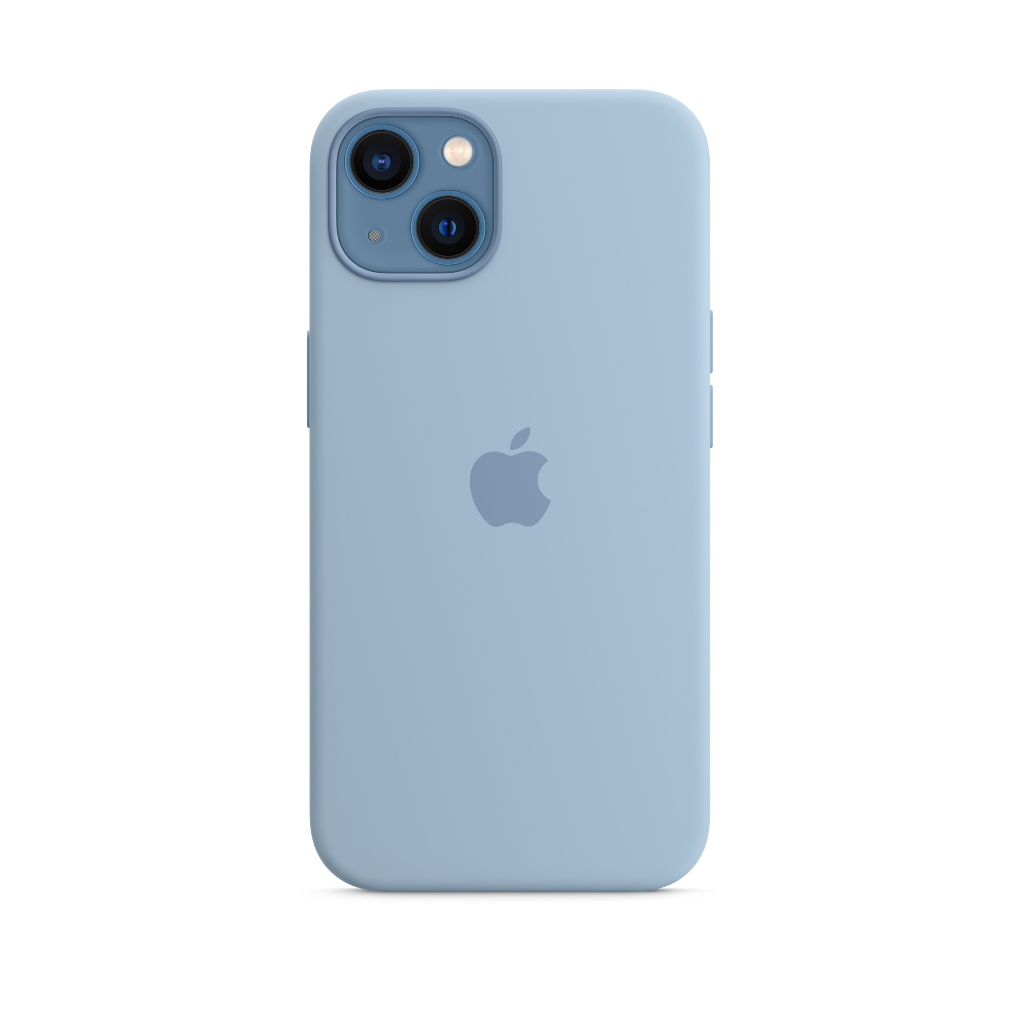 iPhone 13 Silicone Case with MagSafe — Blue Fog