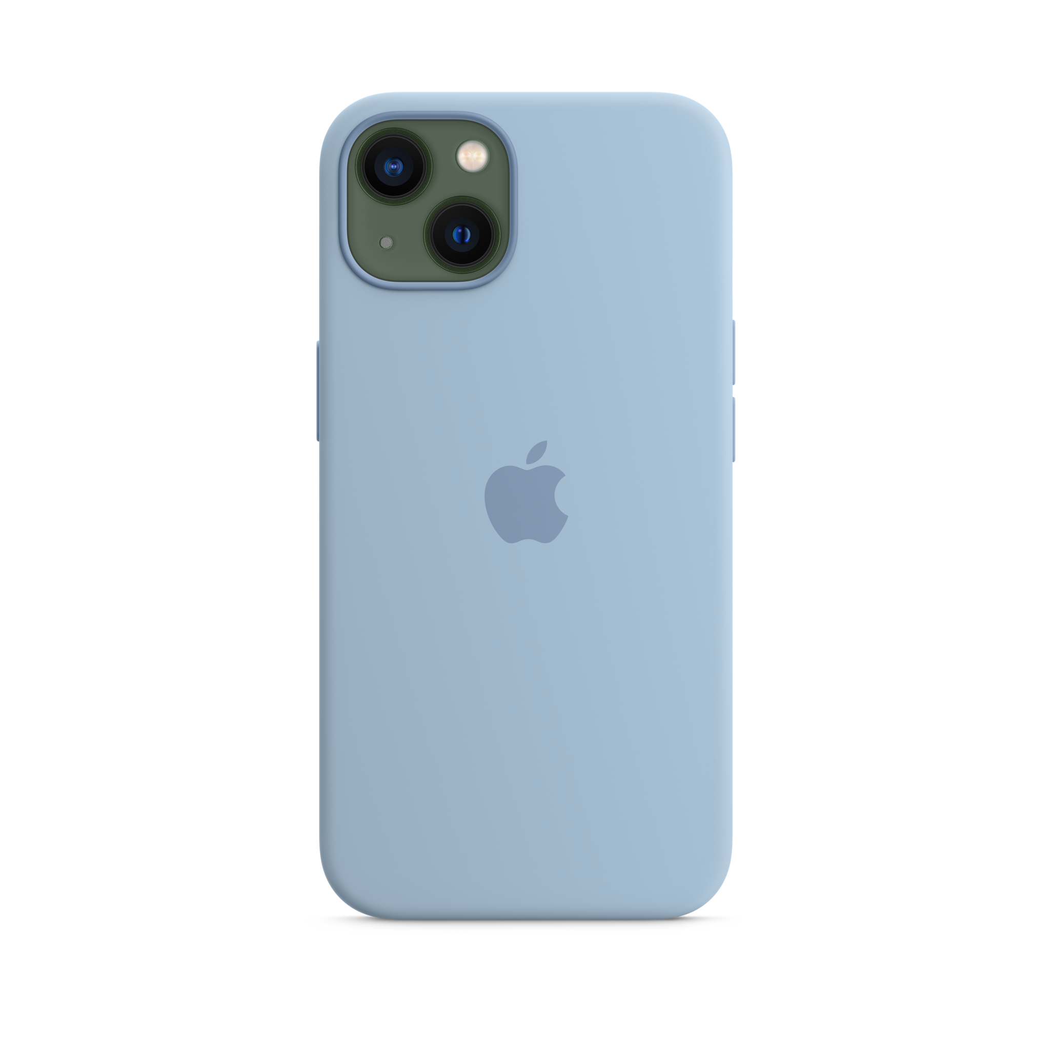 iPhone 13 Silicone Case with MagSafe — Blue Fog