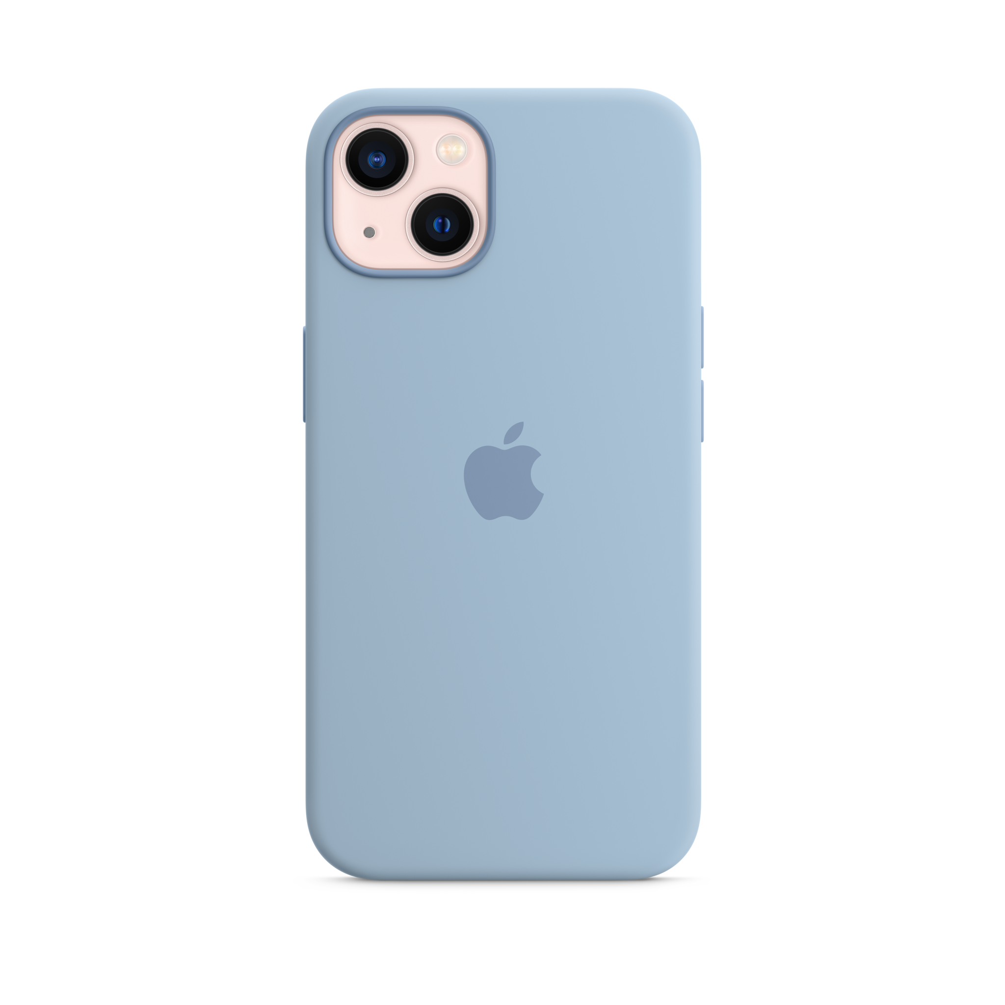 iPhone 13 Silicone Case with MagSafe — Blue Fog