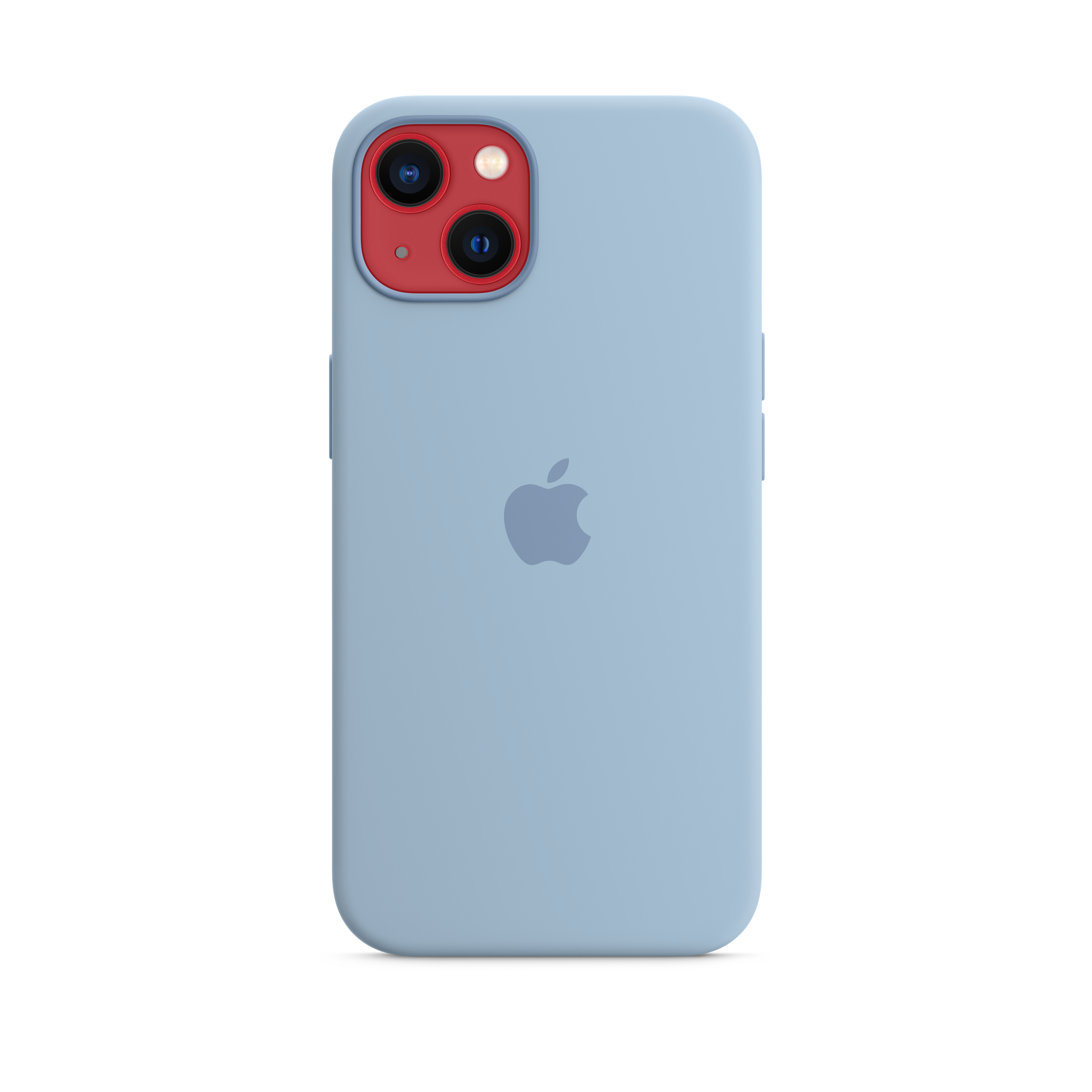 iPhone 13 Silicone Case with MagSafe — Blue Fog