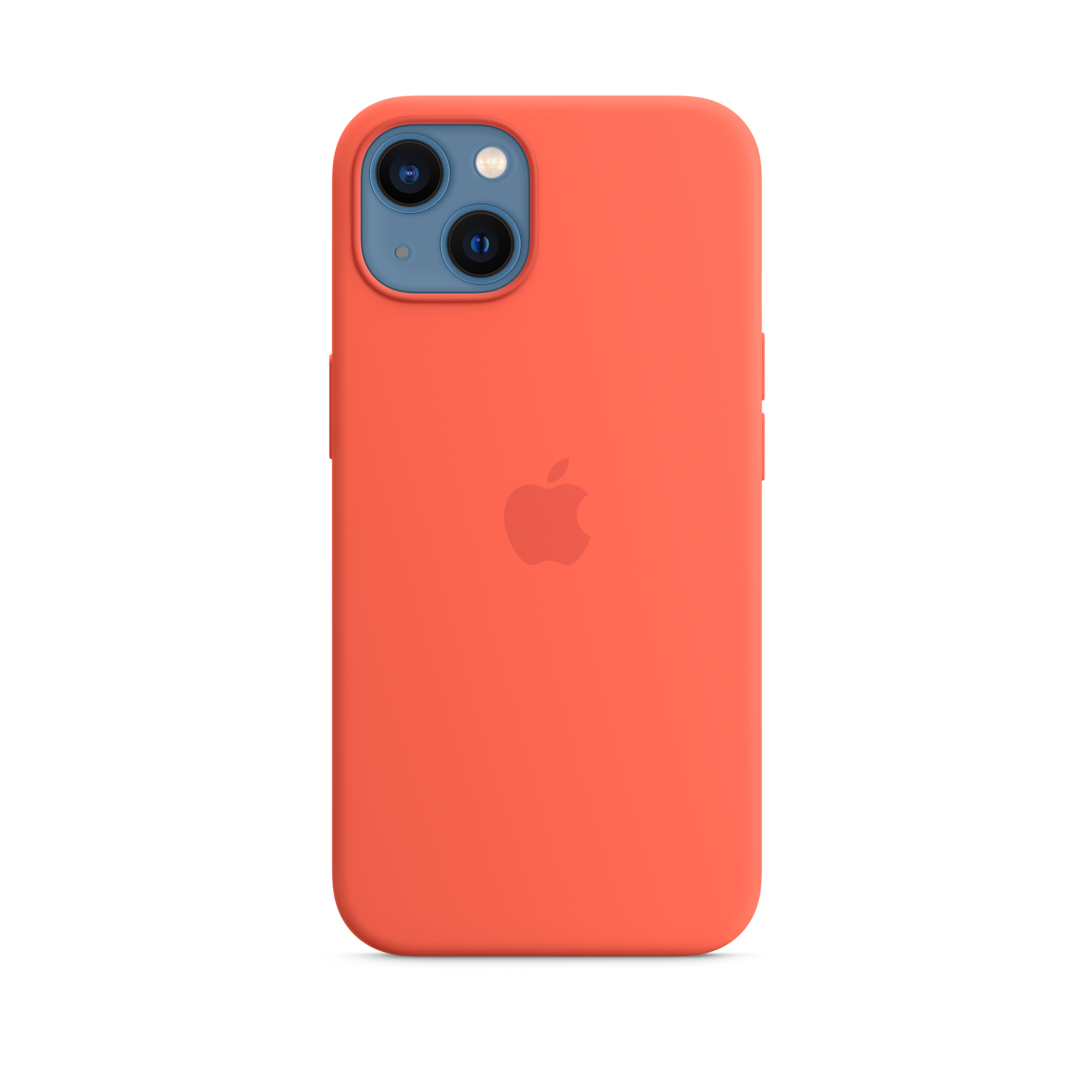 iPhone 13 Silicone Case with MagSafe — Nectarine