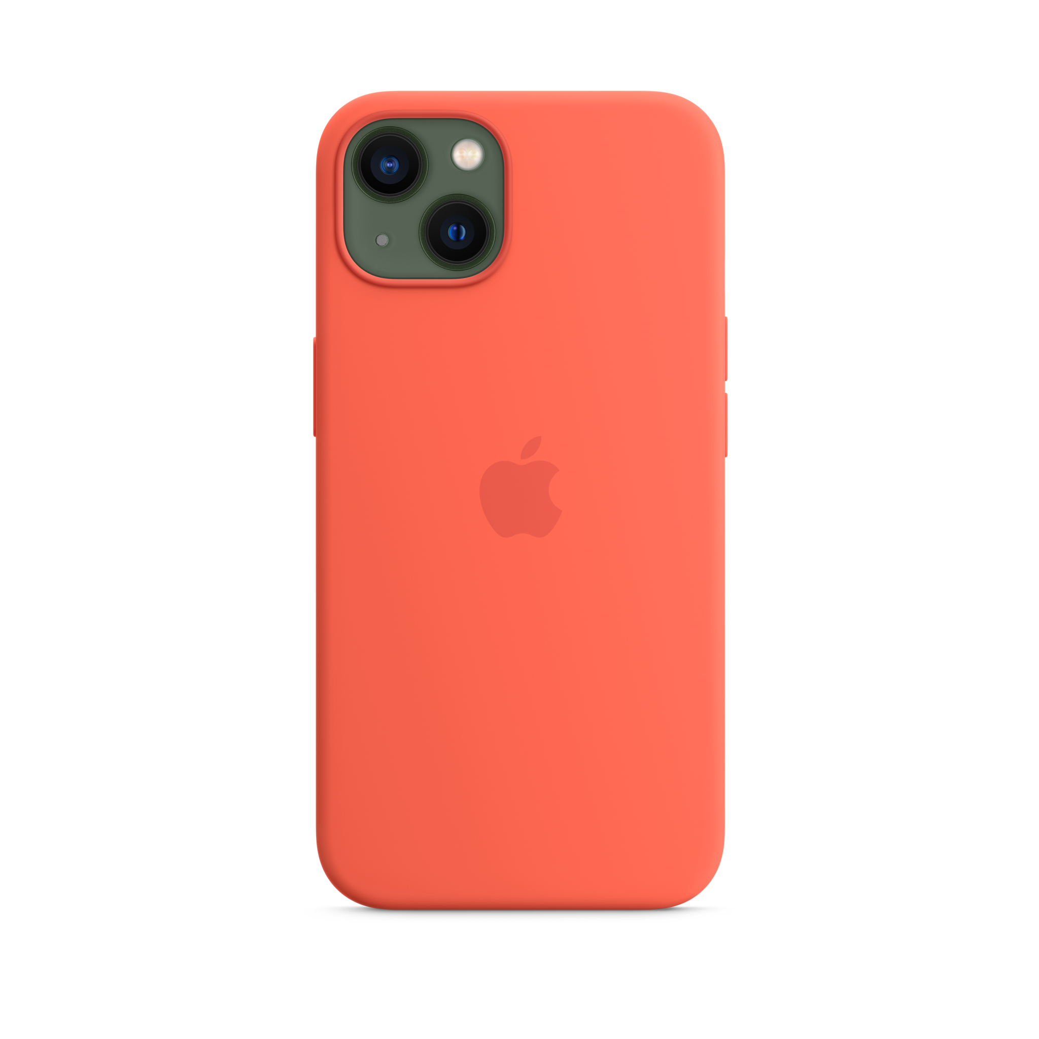 iPhone 13 Silicone Case with MagSafe — Nectarine
