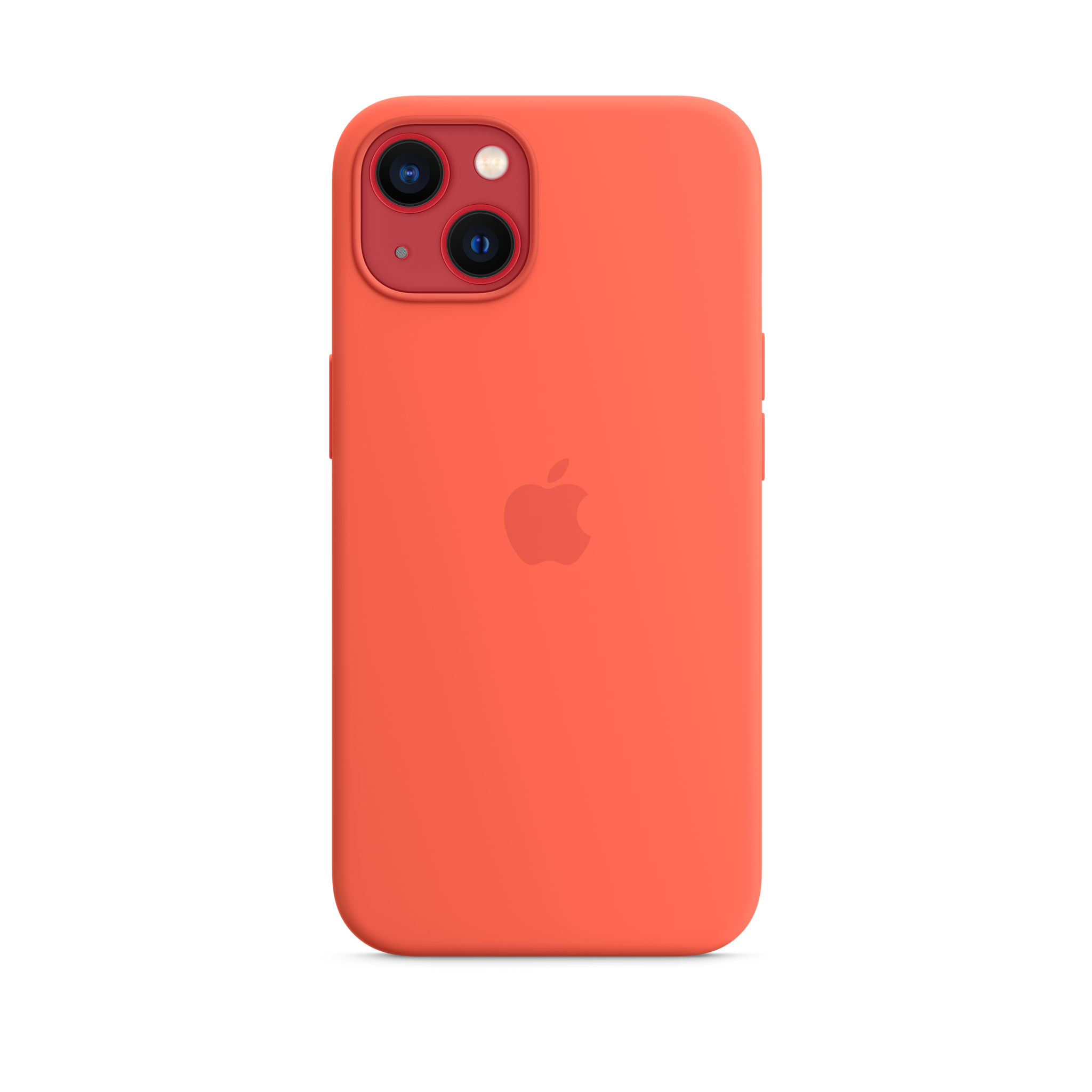 iPhone 13 Silicone Case with MagSafe — Nectarine