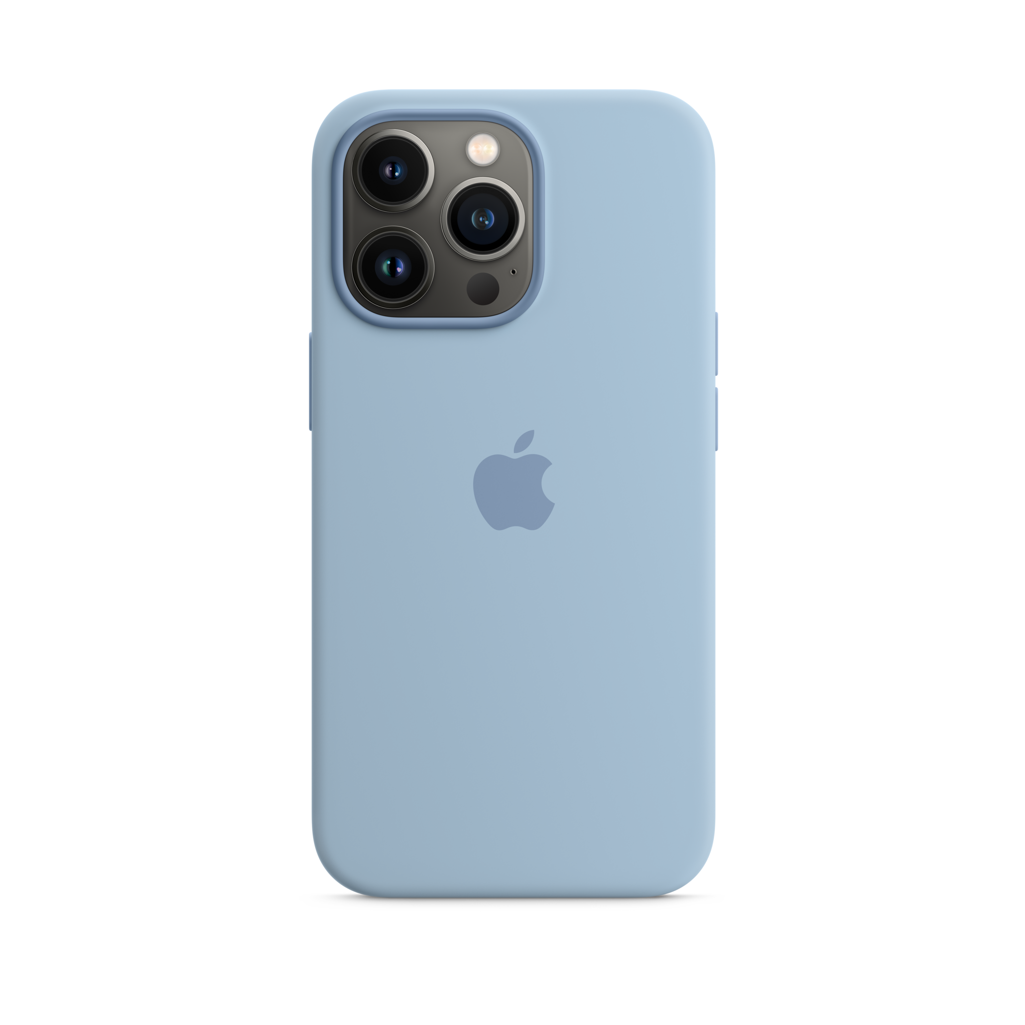 iPhone 13 Pro Silicone Case with MagSafe — Blue Fog