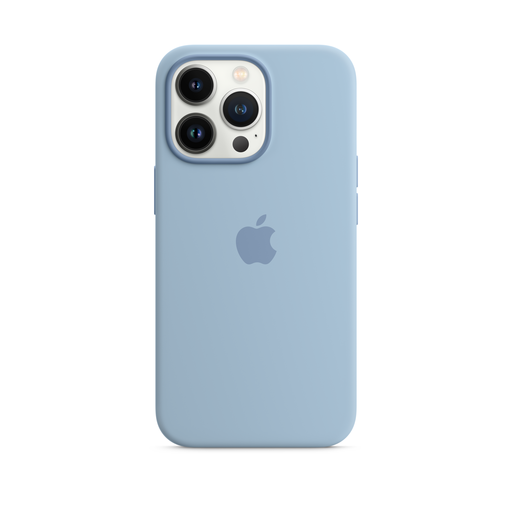 iPhone 13 Pro Silicone Case with MagSafe — Blue Fog
