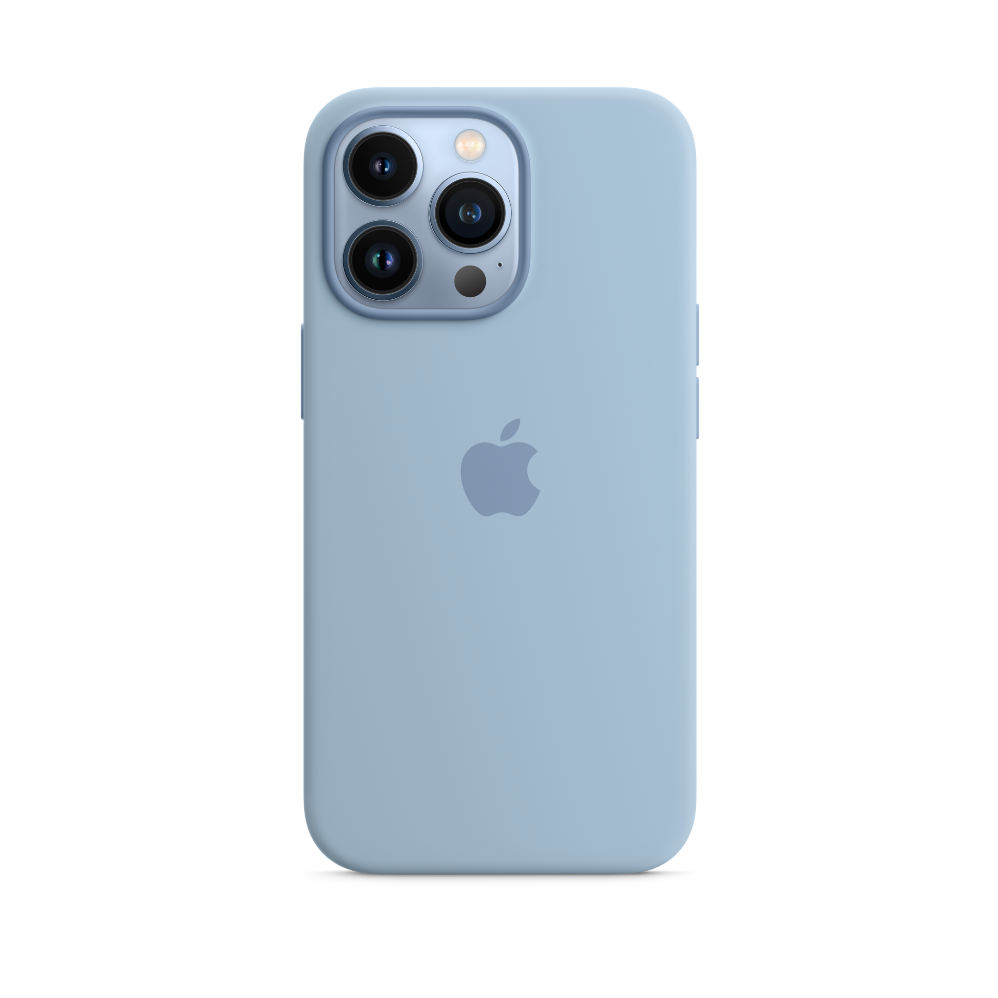 iPhone 13 Pro Silicone Case with MagSafe — Blue Fog