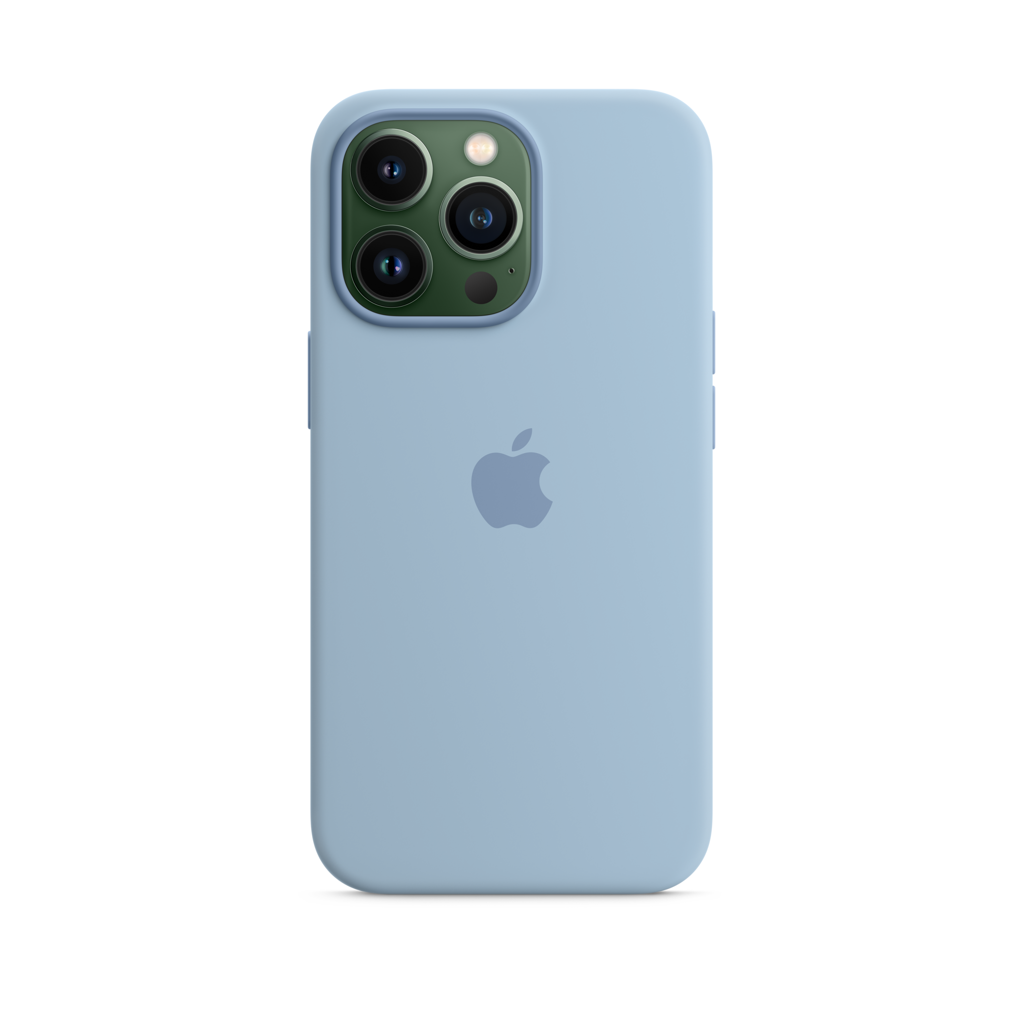 iPhone 13 Pro Silicone Case with MagSafe — Blue Fog