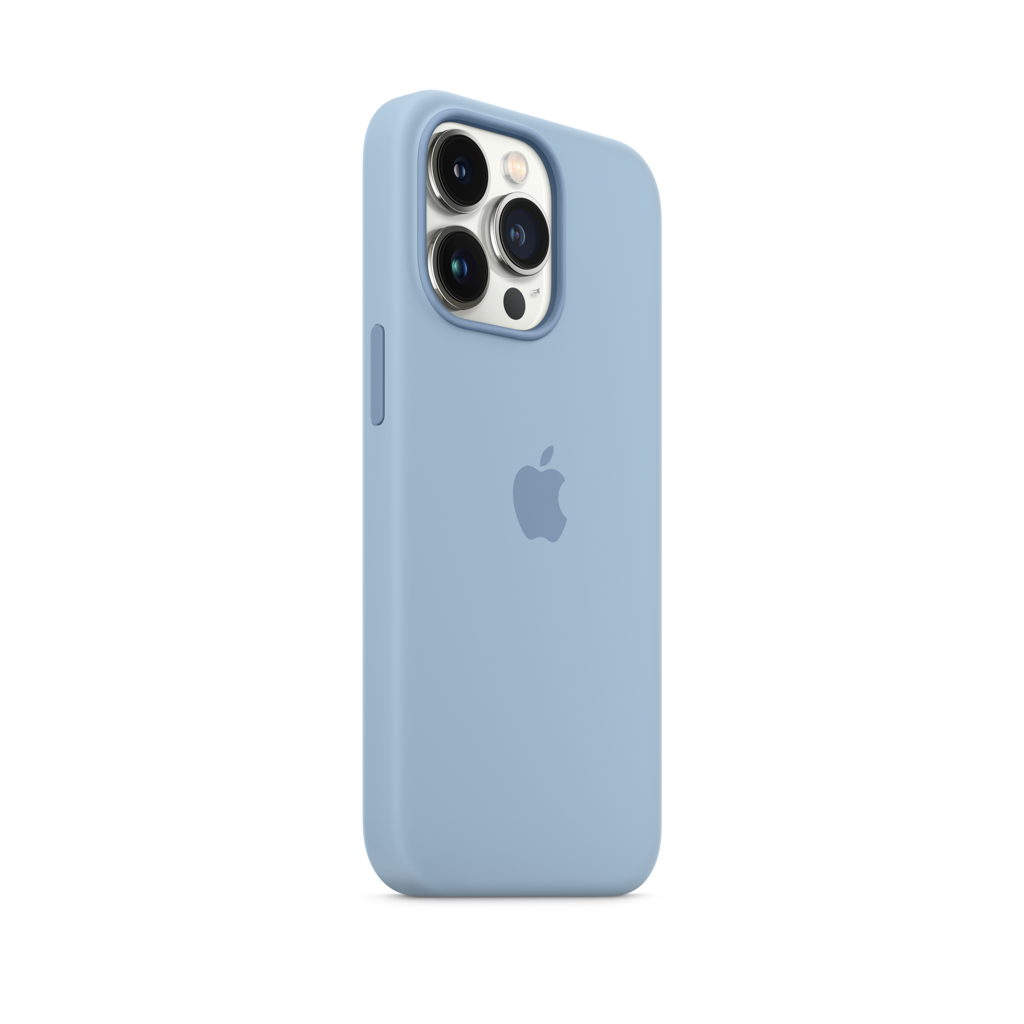 iPhone 13 Pro Silicone Case with MagSafe — Blue Fog