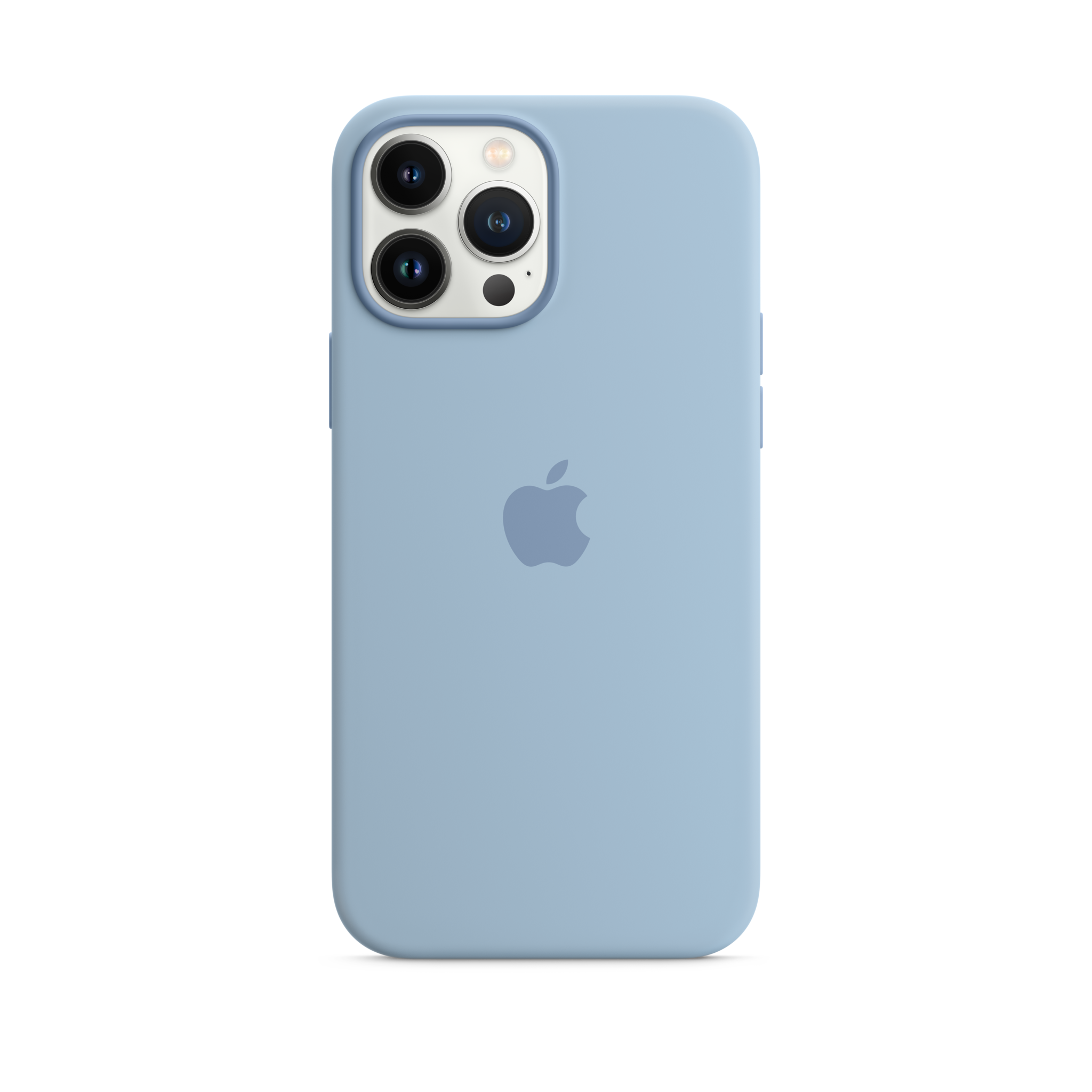 iPhone 13 Pro Max Silicone Case with MagSafe — Blue Fog