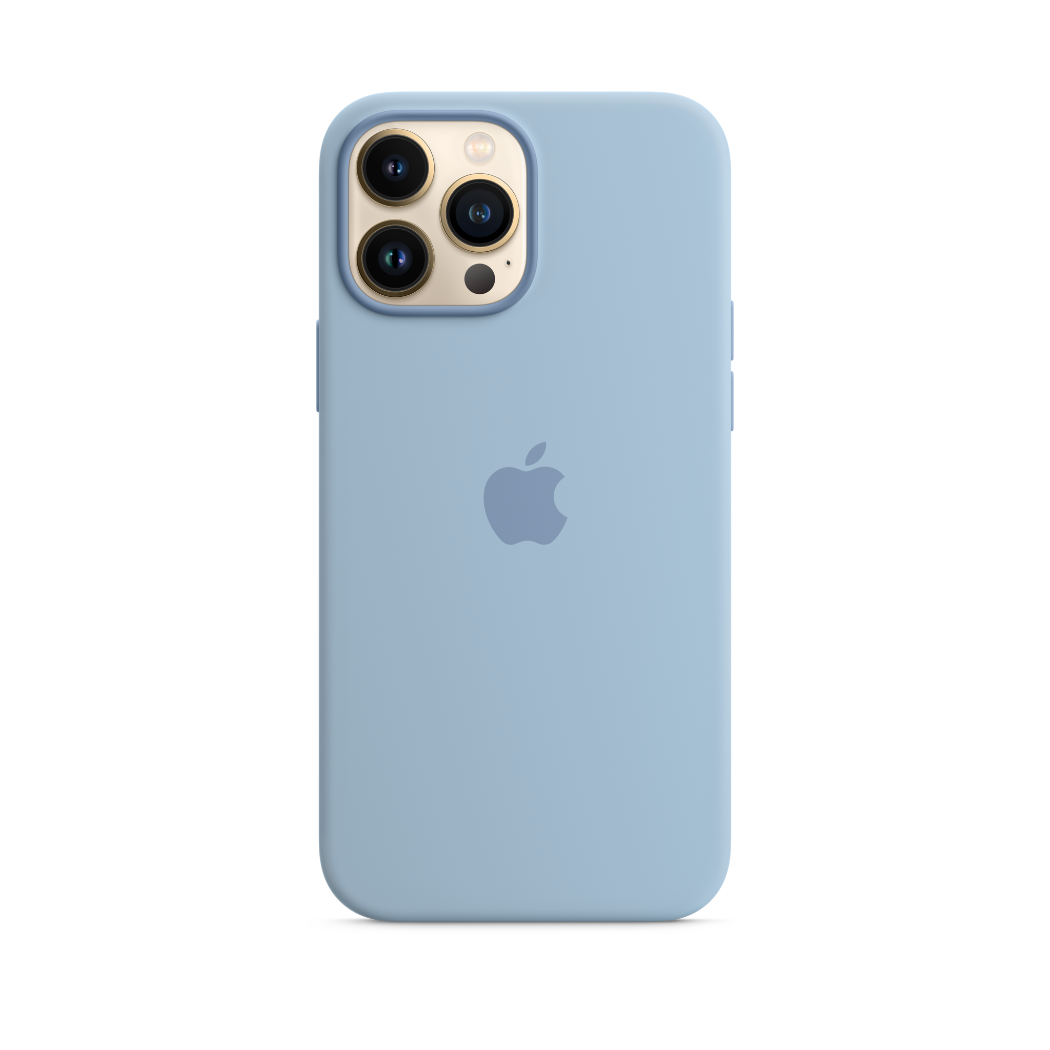 iPhone 13 Pro Max Silicone Case with MagSafe — Blue Fog