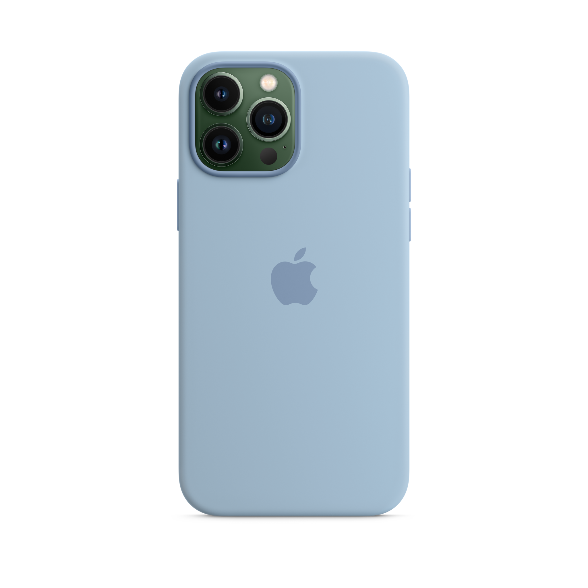 iPhone 13 Pro Max Silicone Case with MagSafe — Blue Fog