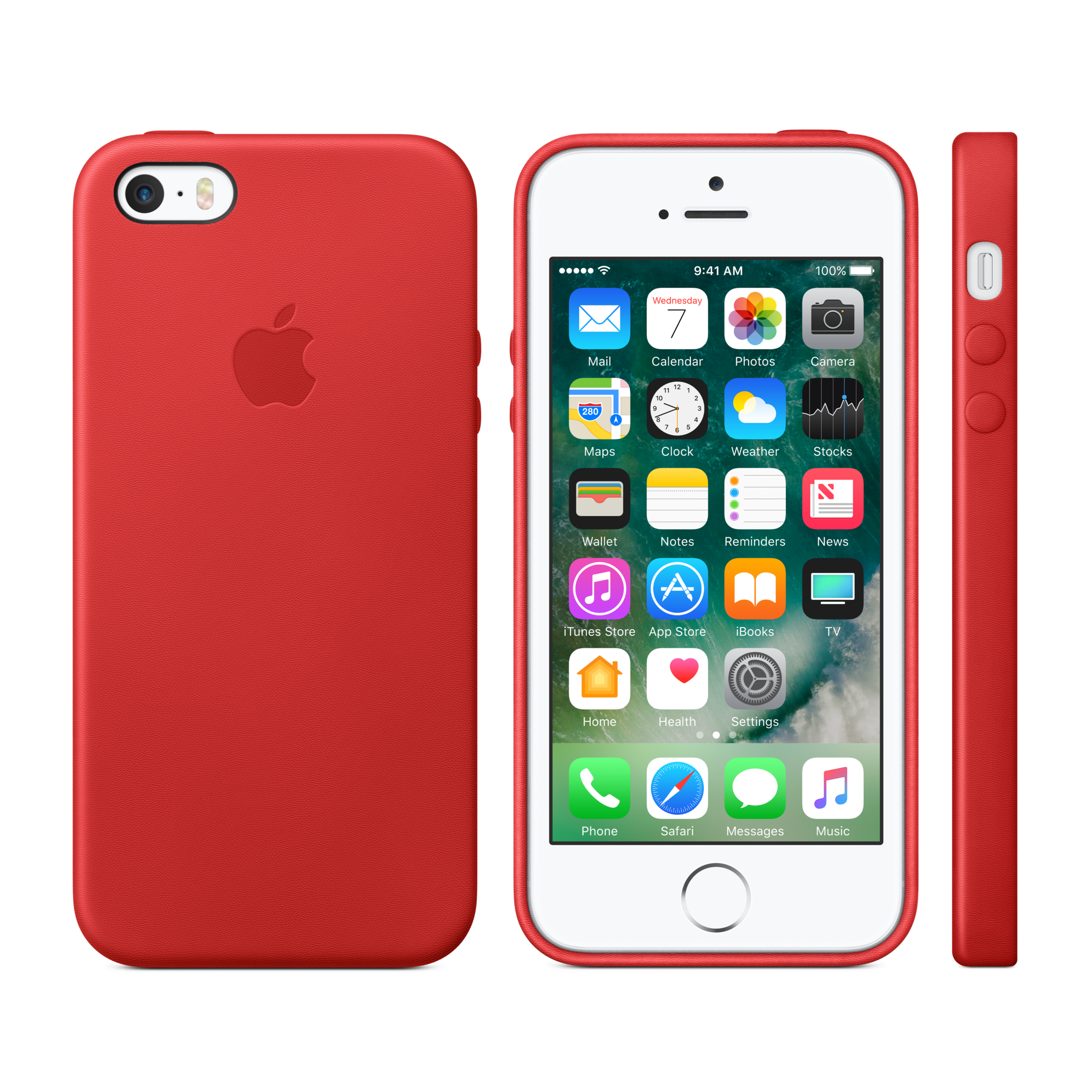 iPhone SE Leather Case — PRODUCT(RED)