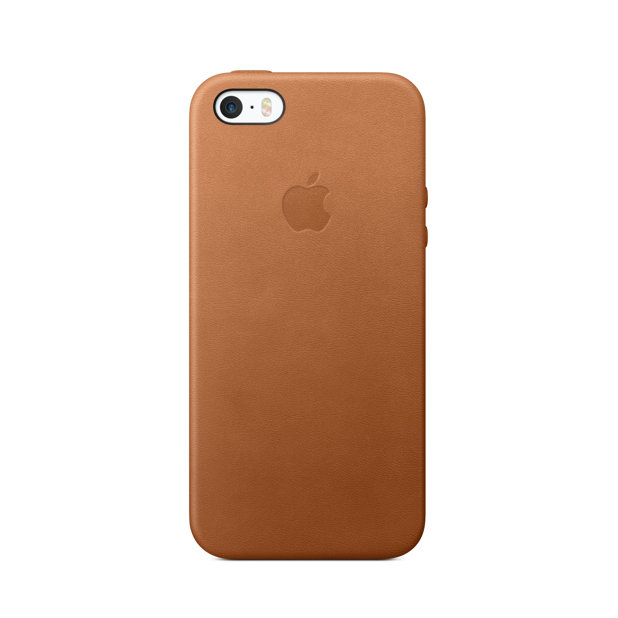 iPhone SE Leather Case — Saddle Brown
