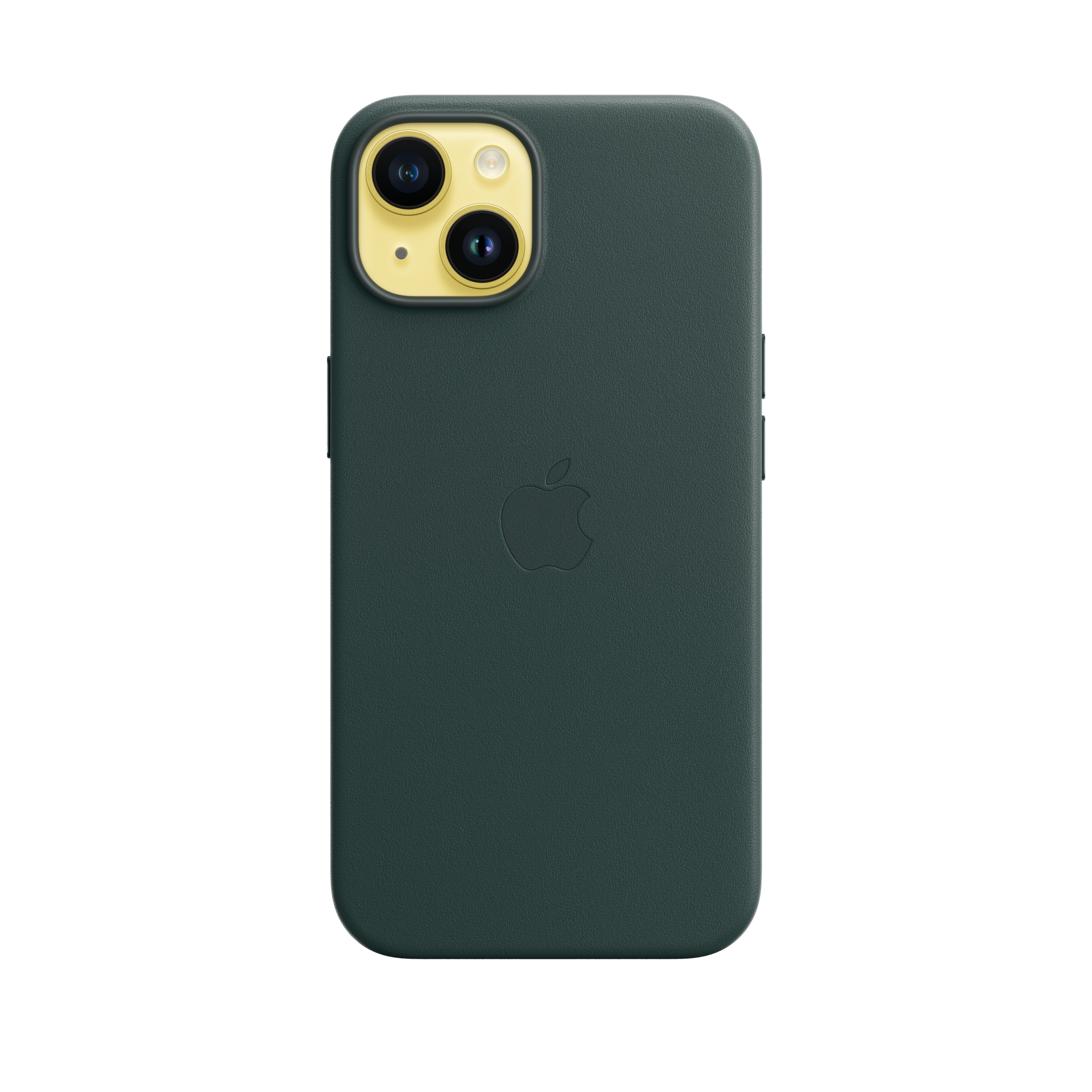 iPhone 14 Leather Case with MagSafe — Forest Green