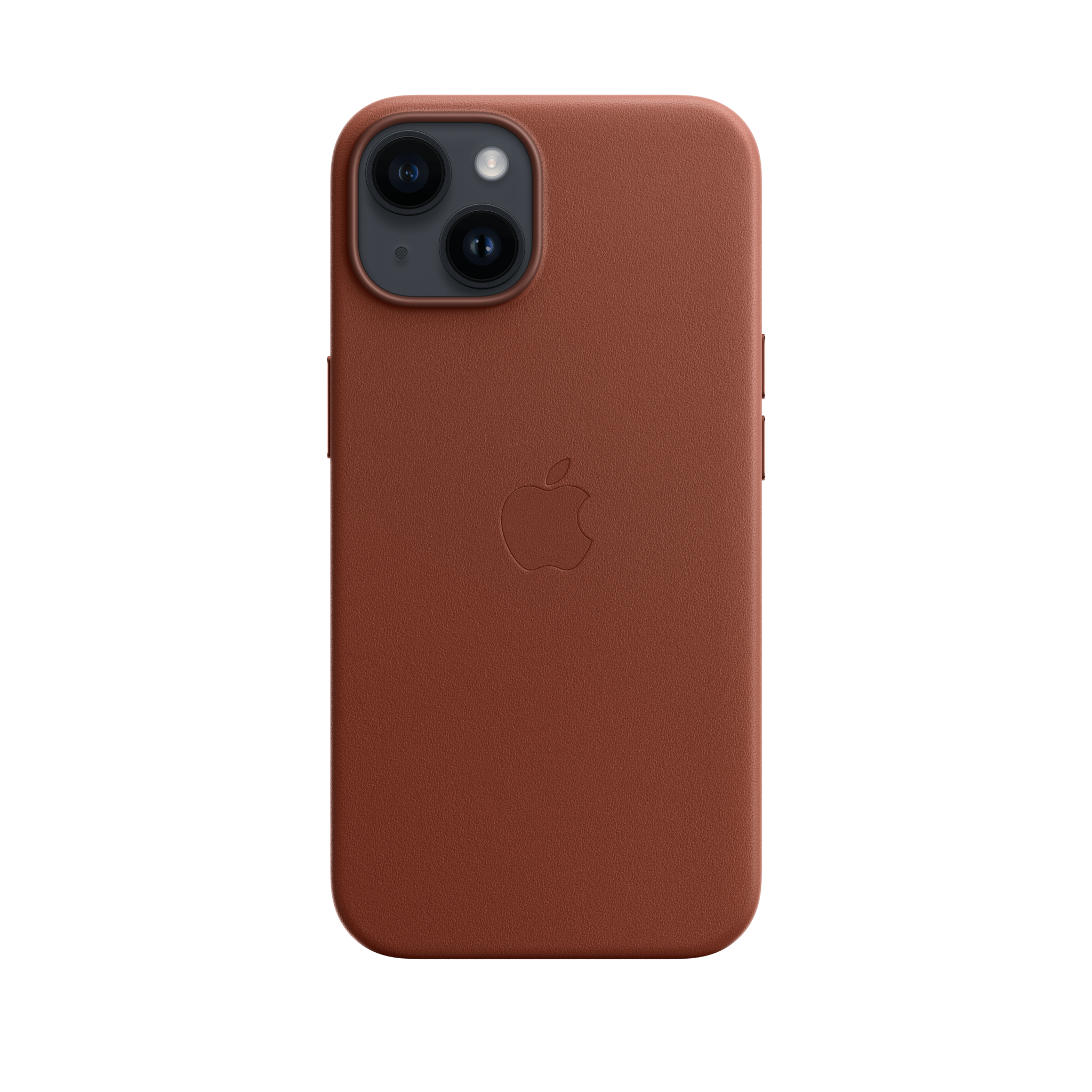 iPhone 14 Leather Case with MagSafe — Umber
