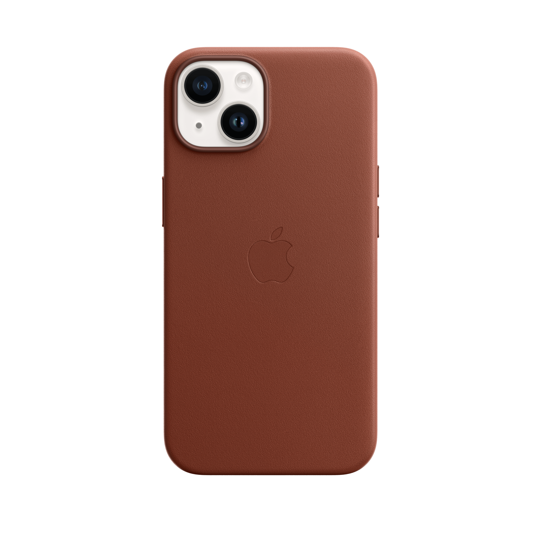 iPhone 14 Leather Case with MagSafe — Umber